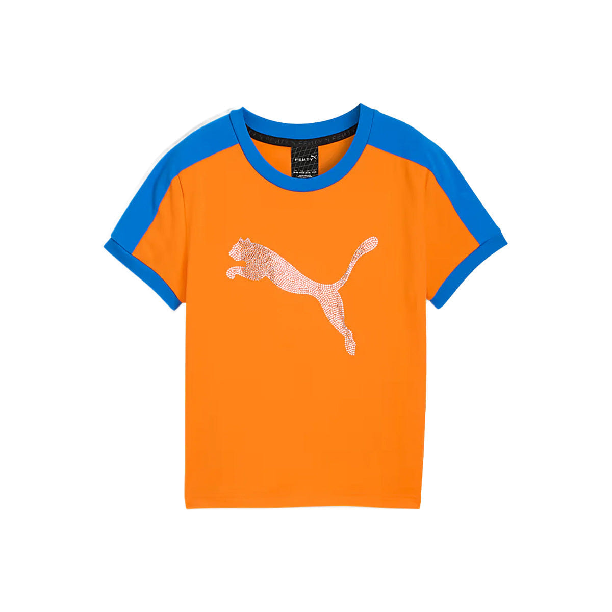 PUMA '+ FENTY T7 Slim T-Shirt Rickie Orange