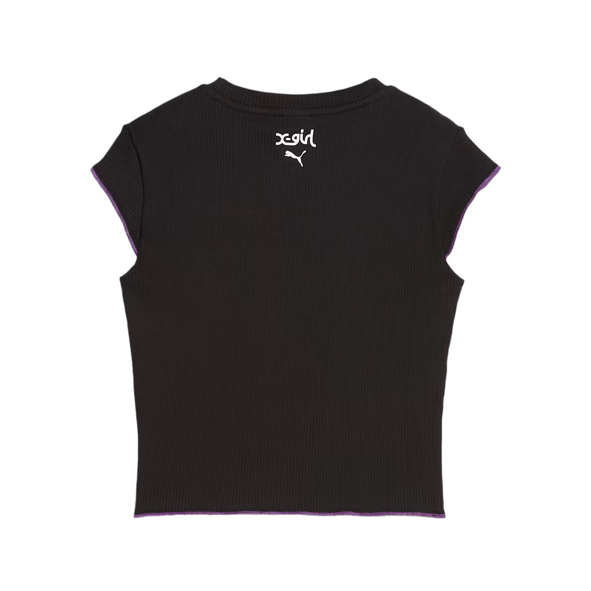 PUMA X - GIRL Ribbed T - shirt Black
