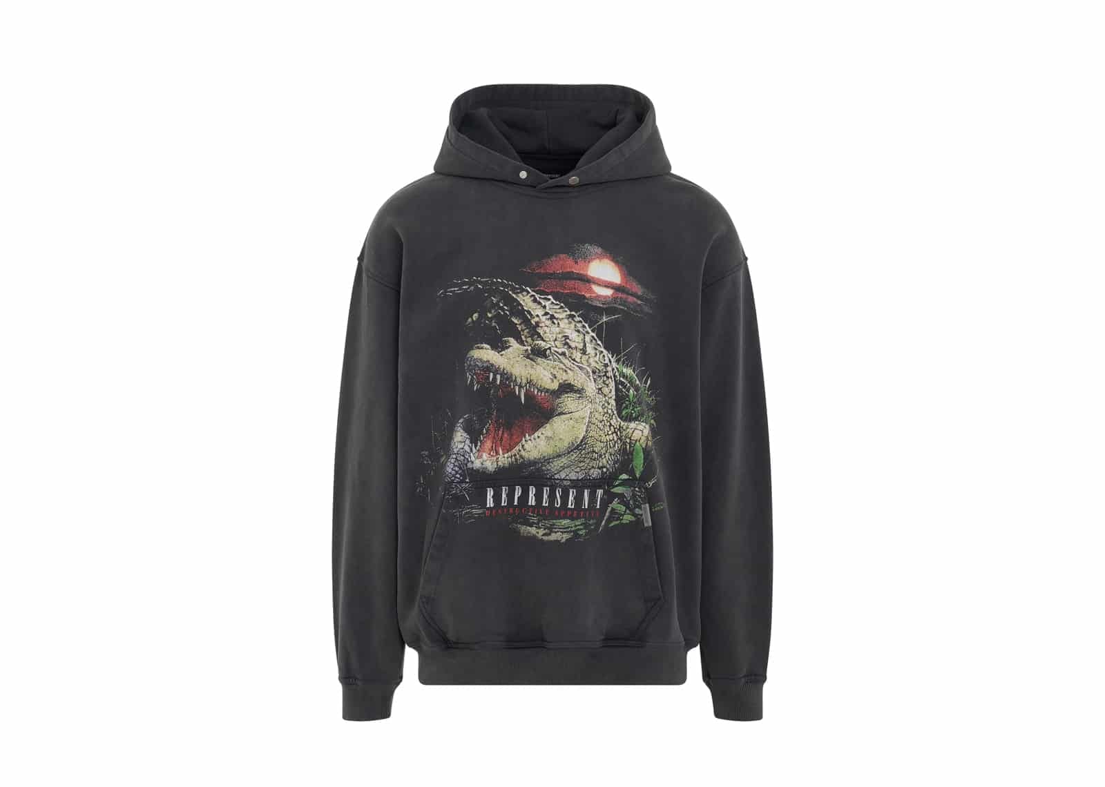Represent Destructive Appetite Hoodie Vintage Grey