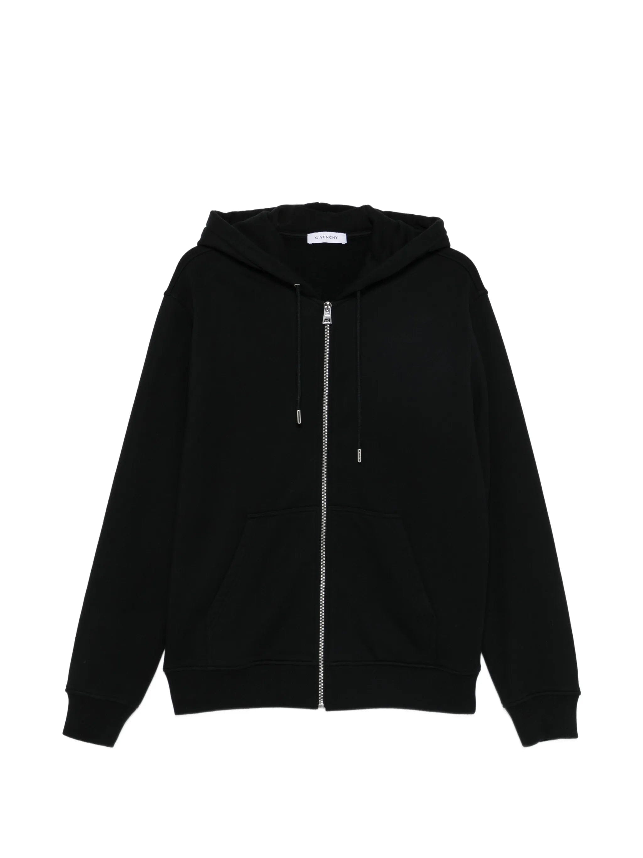 Givenchy logo - print zip - up hoodie