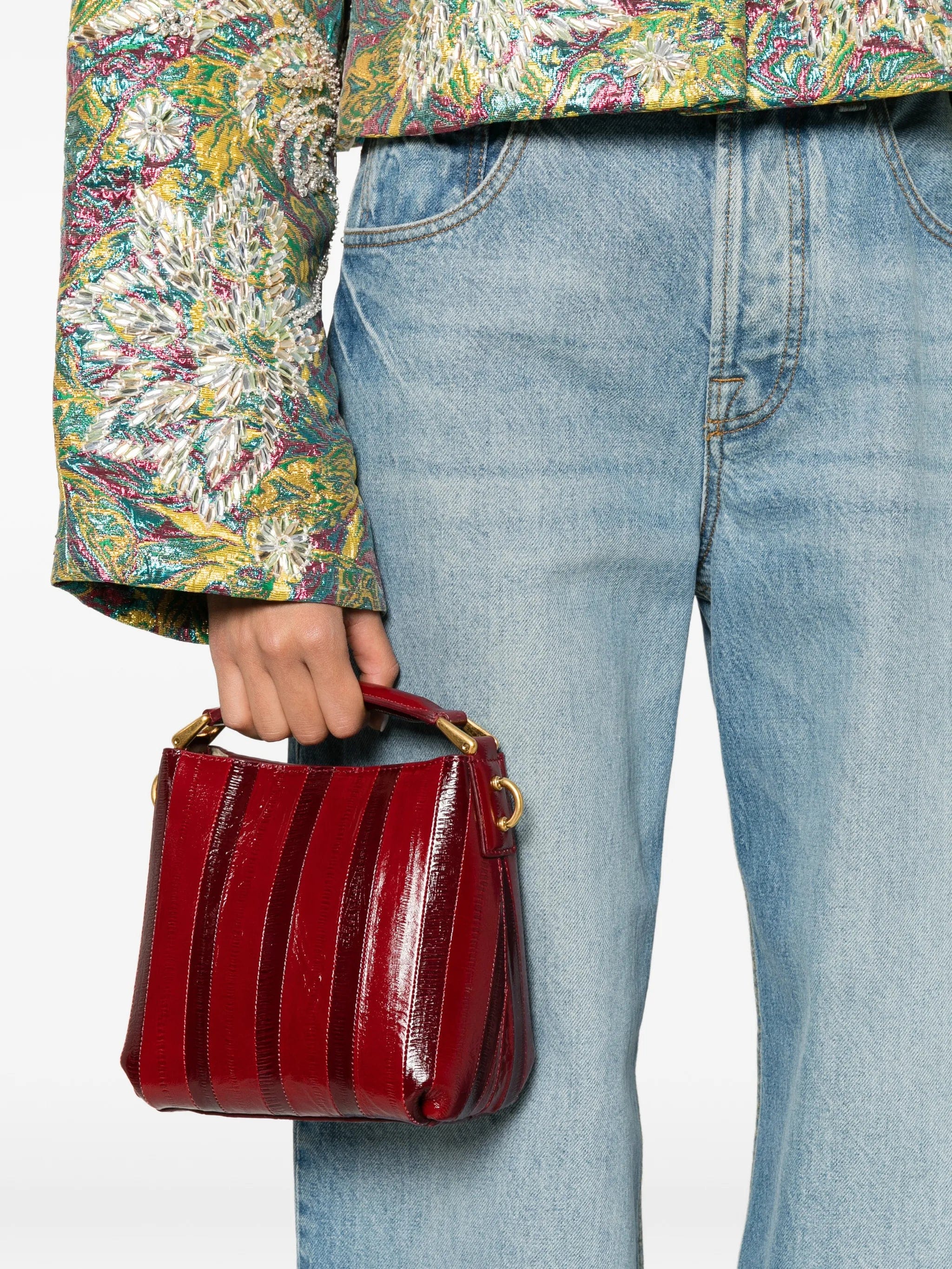 Dries Van Noten top - handle tote bag