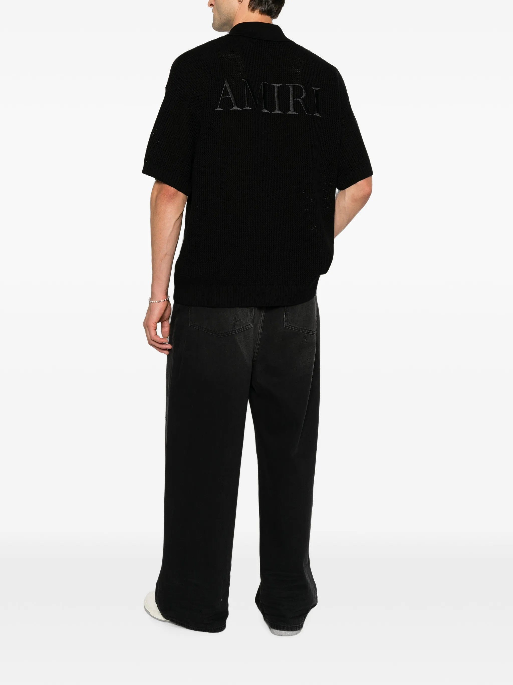 AMIRI crochet short - sleeve shirt