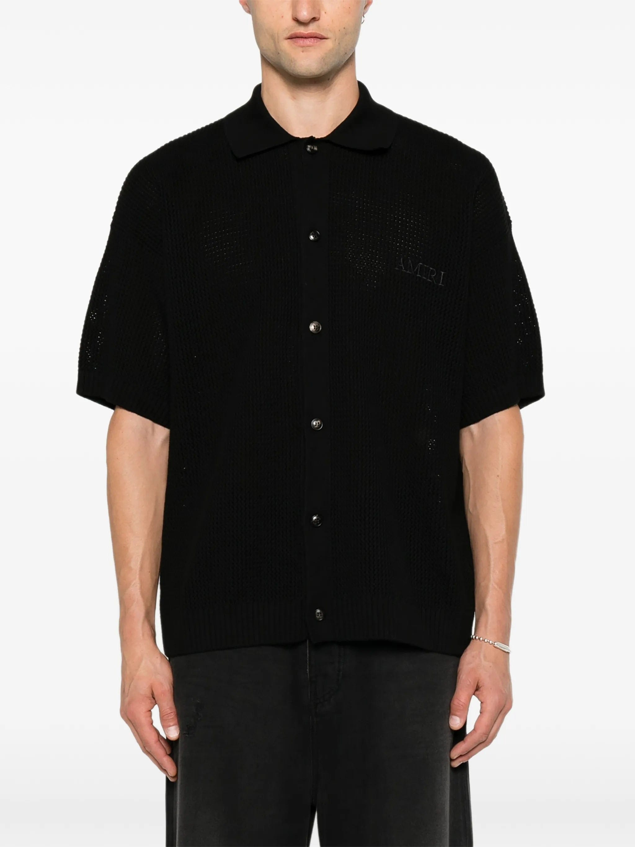 AMIRI crochet short - sleeve shirt