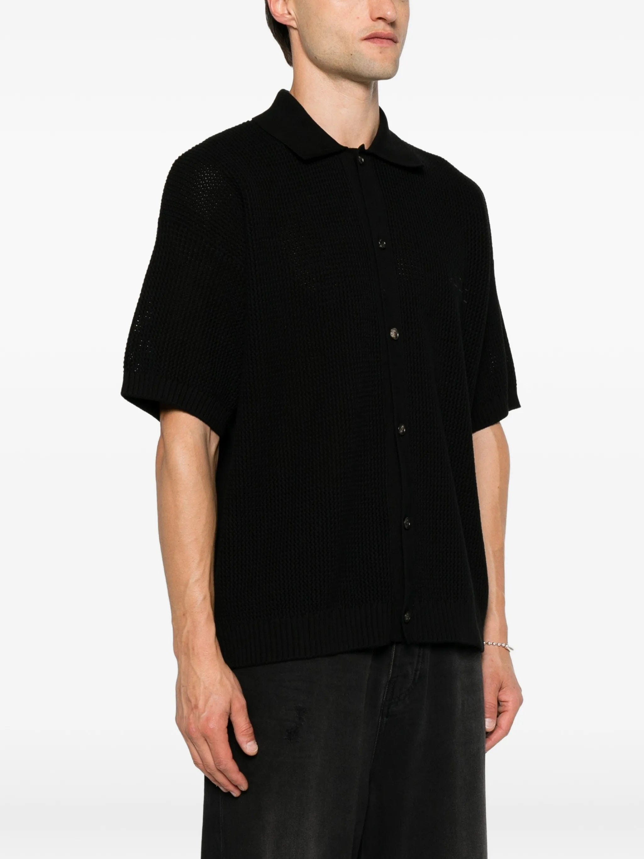 AMIRI crochet short - sleeve shirt