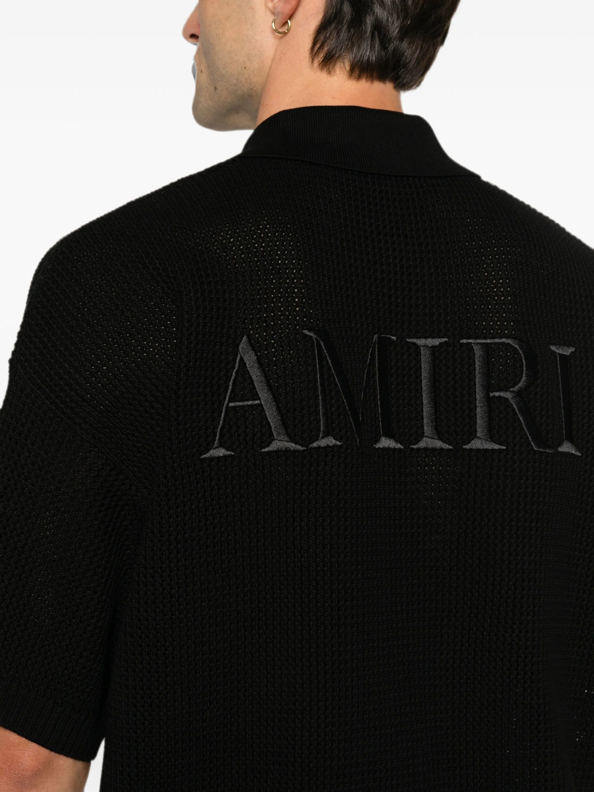 AMIRI crochet short - sleeve shirt