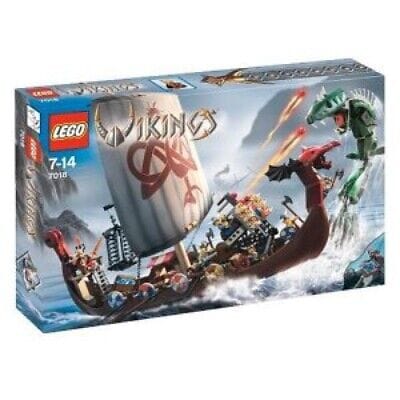 LEGO Viking Ship vs. the Midgard Serpent 7018 (Damaged Box)