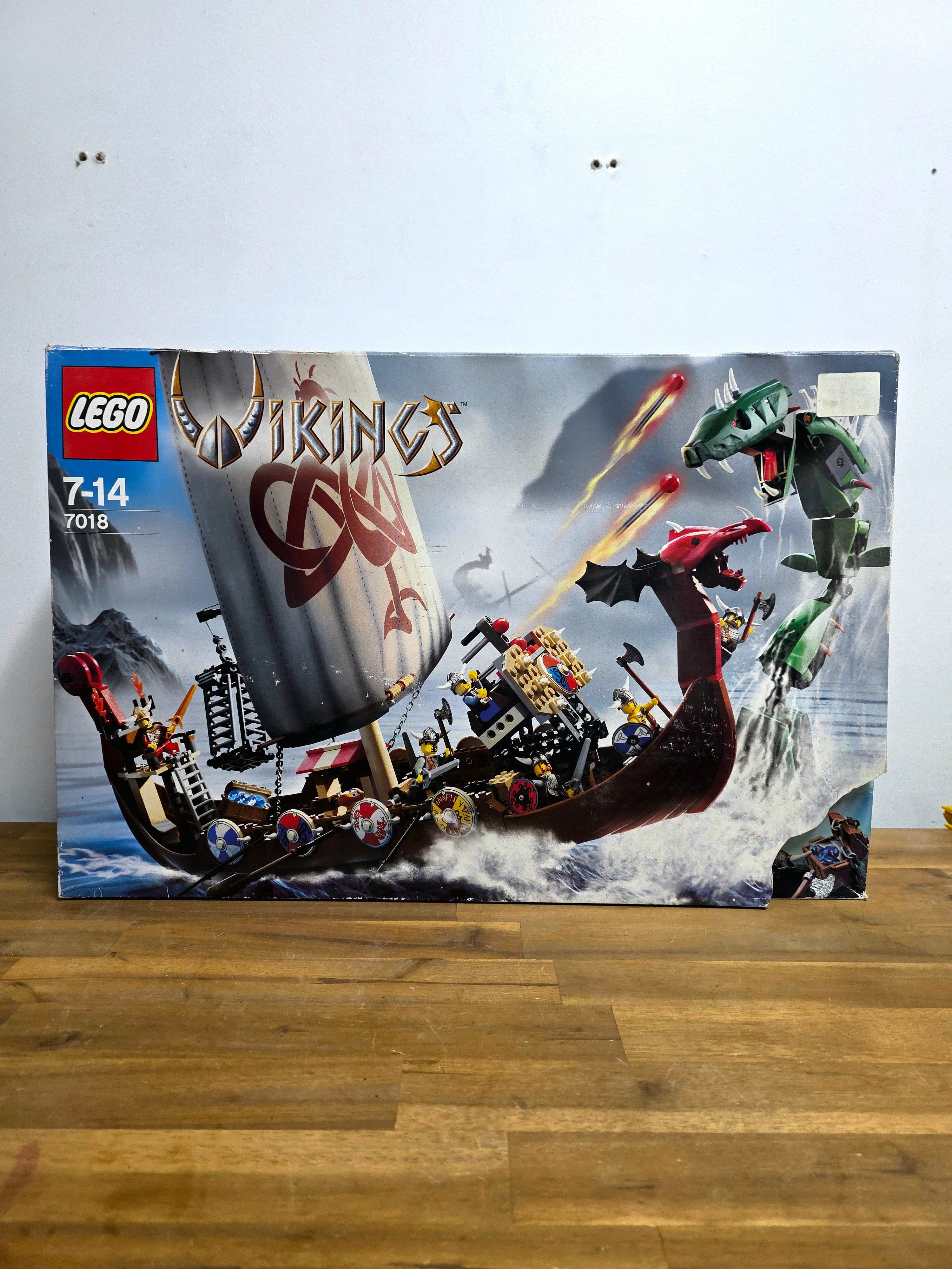 LEGO Viking Ship vs. the Midgard Serpent 7018 (Damaged Box)