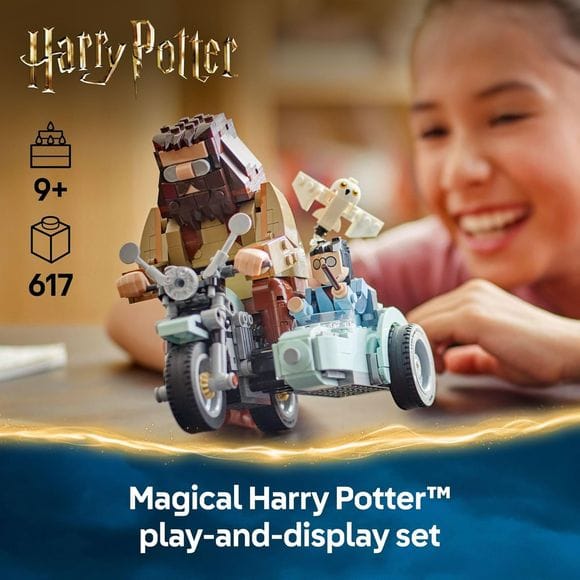 LEGO Harry Potter 76443 Hagrid & Harry's Motorcycle Ride Building Set