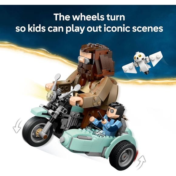 LEGO Harry Potter 76443 Hagrid & Harry's Motorcycle Ride Building Set