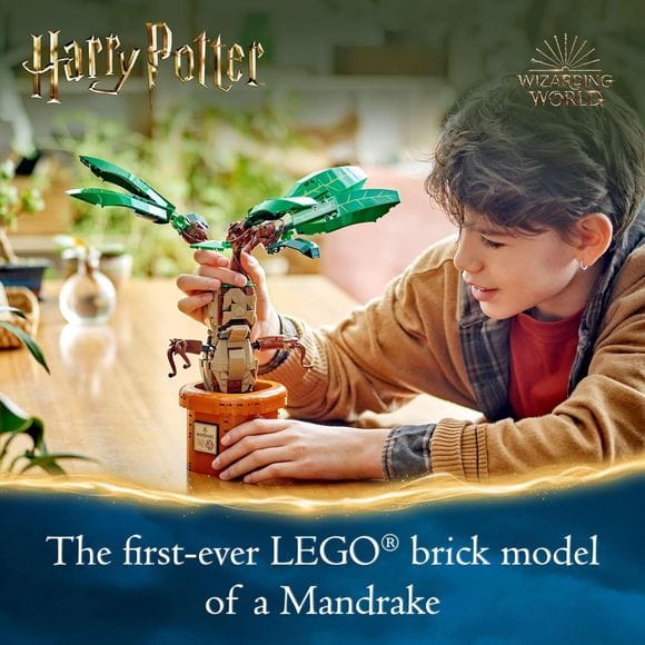 LEGO Harry Potter 76433 Mandrake Plant Building Set