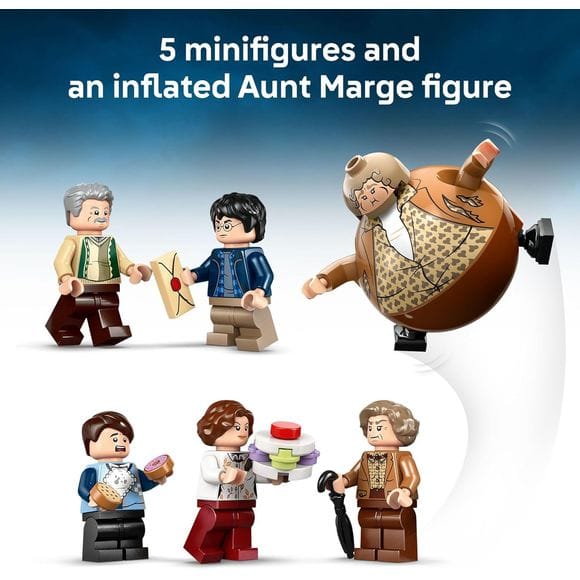 LEGO Harry Potter 76451 Privet Drive: Aunt Marge’s Visit Building Set