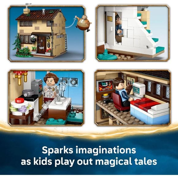 LEGO Harry Potter 76451 Privet Drive: Aunt Marge’s Visit Building Set