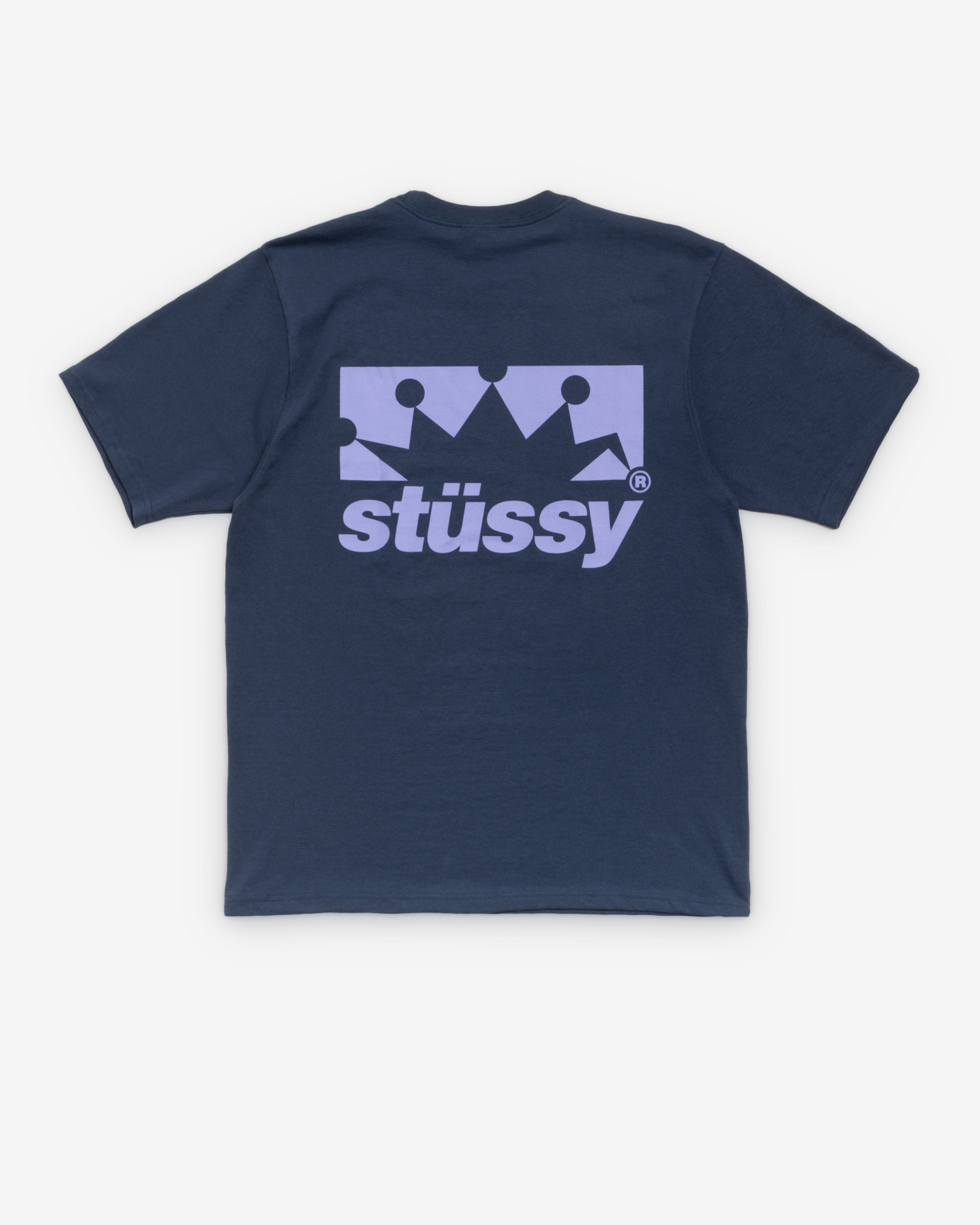 Stüssy - Men's Box Crown T-Shirt - (Navy)
