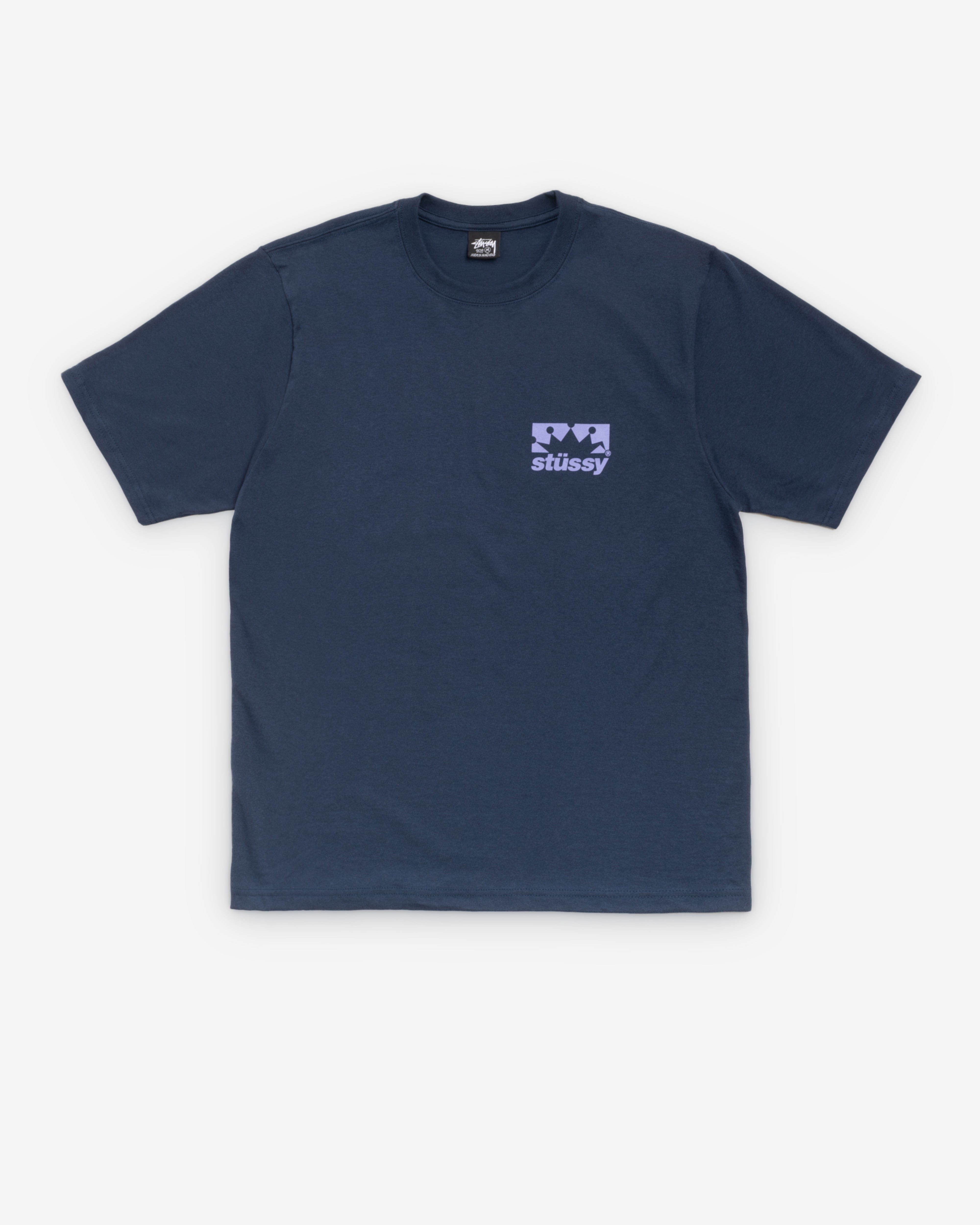 Stüssy - Men's Box Crown T-Shirt - (Navy)