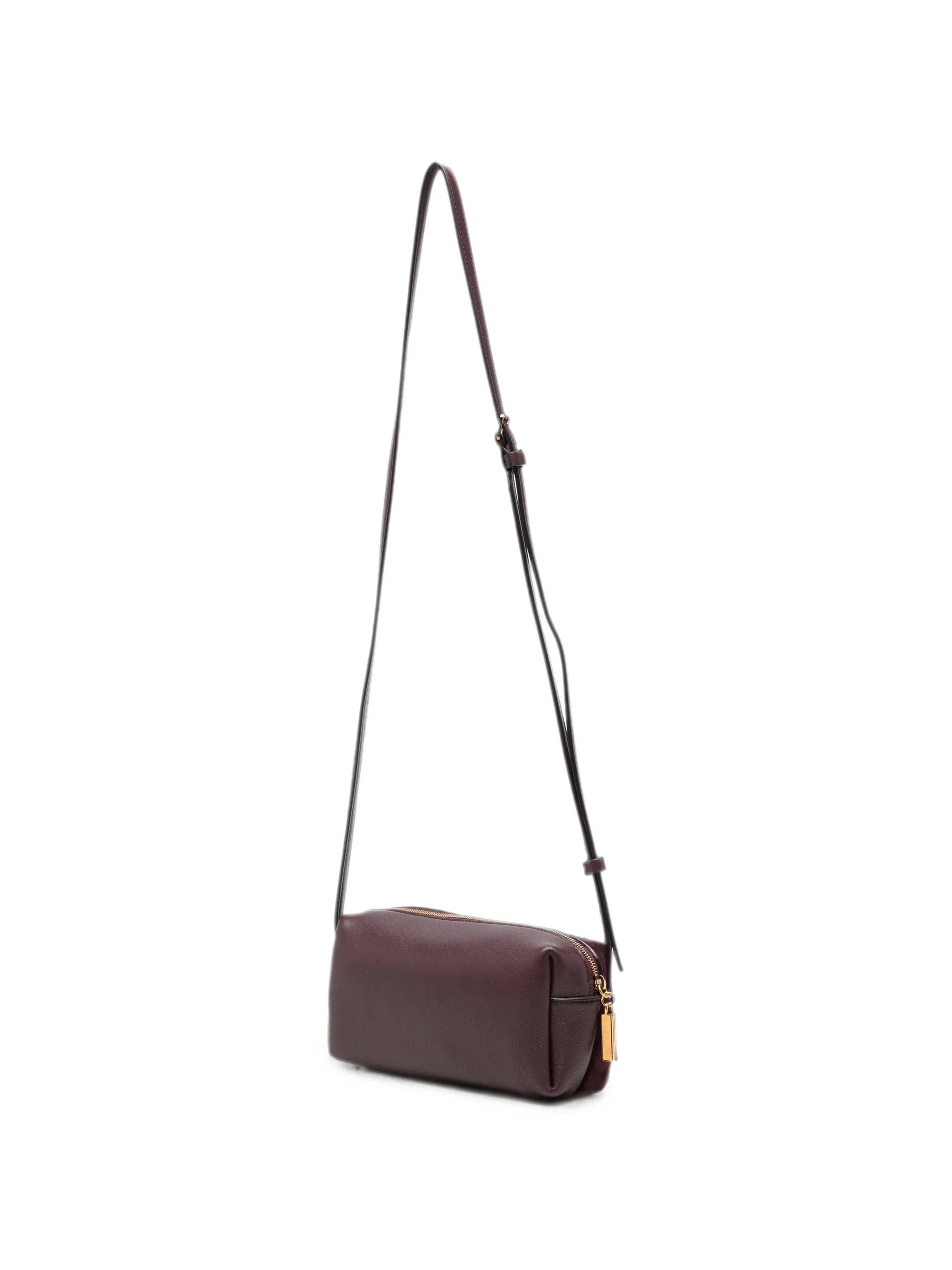 Khaite mini Kye suede crossbody bag