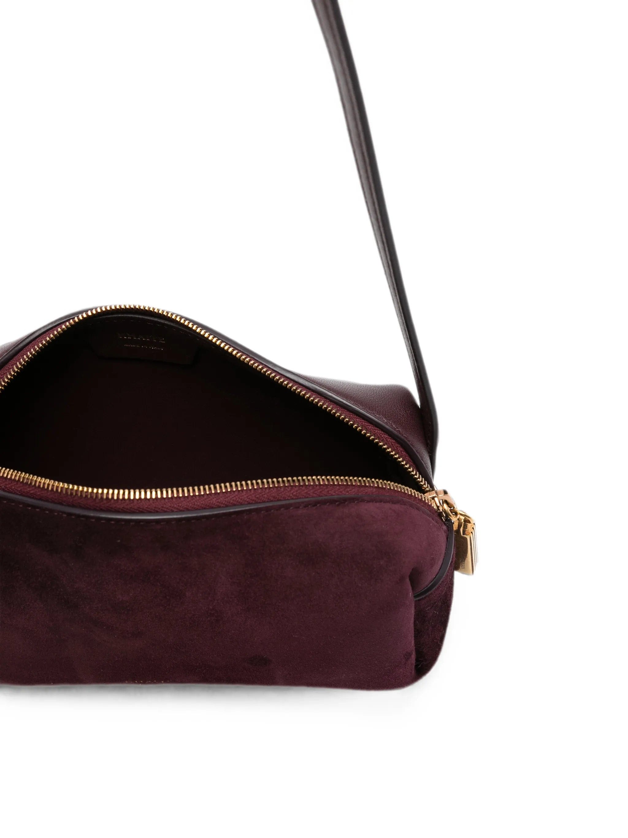 Khaite mini Kye suede crossbody bag