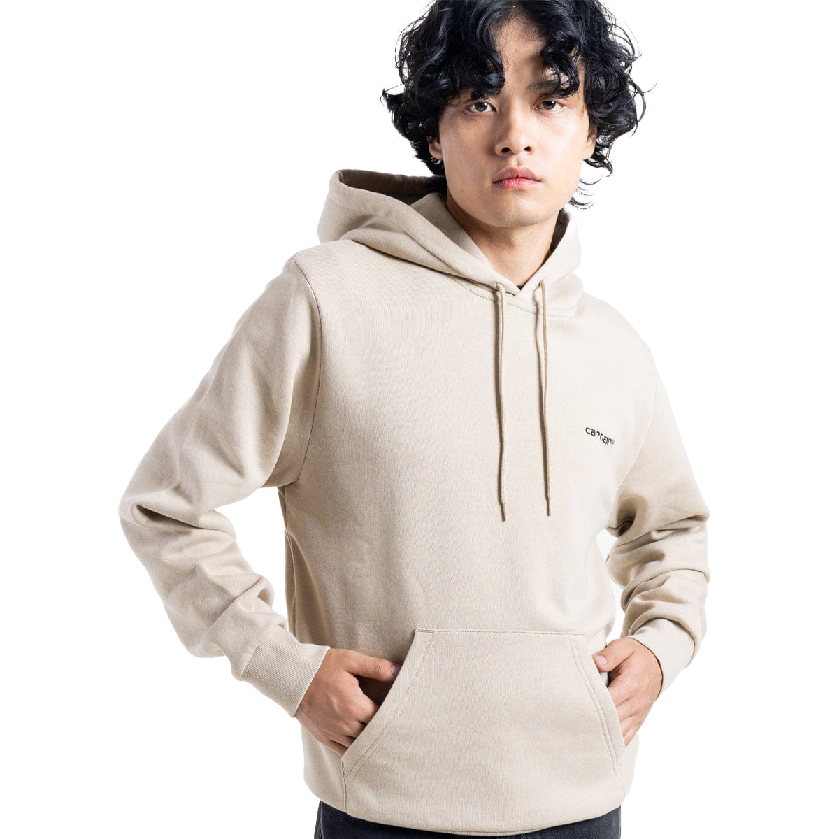 Carhartt WIP WIP Script Embroidery Hoodie Wall/Black