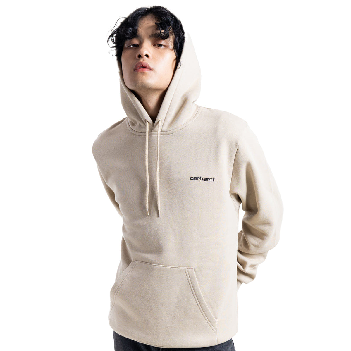 Carhartt WIP WIP Script Embroidery Hoodie Wall/Black