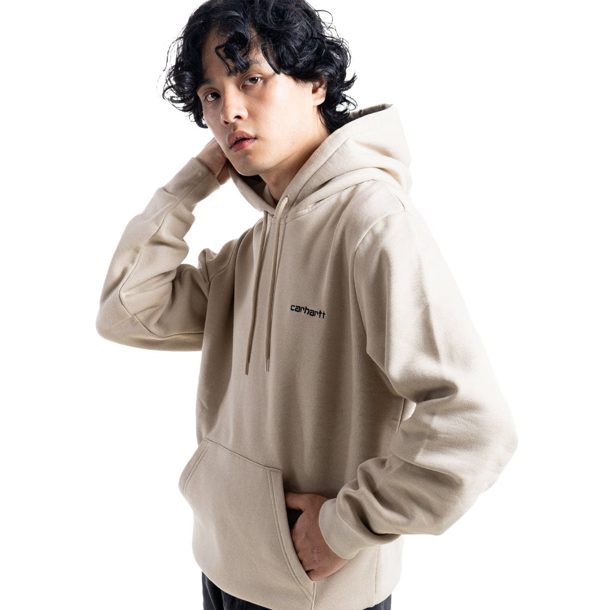 Carhartt WIP WIP Script Embroidery Hoodie Wall/Black