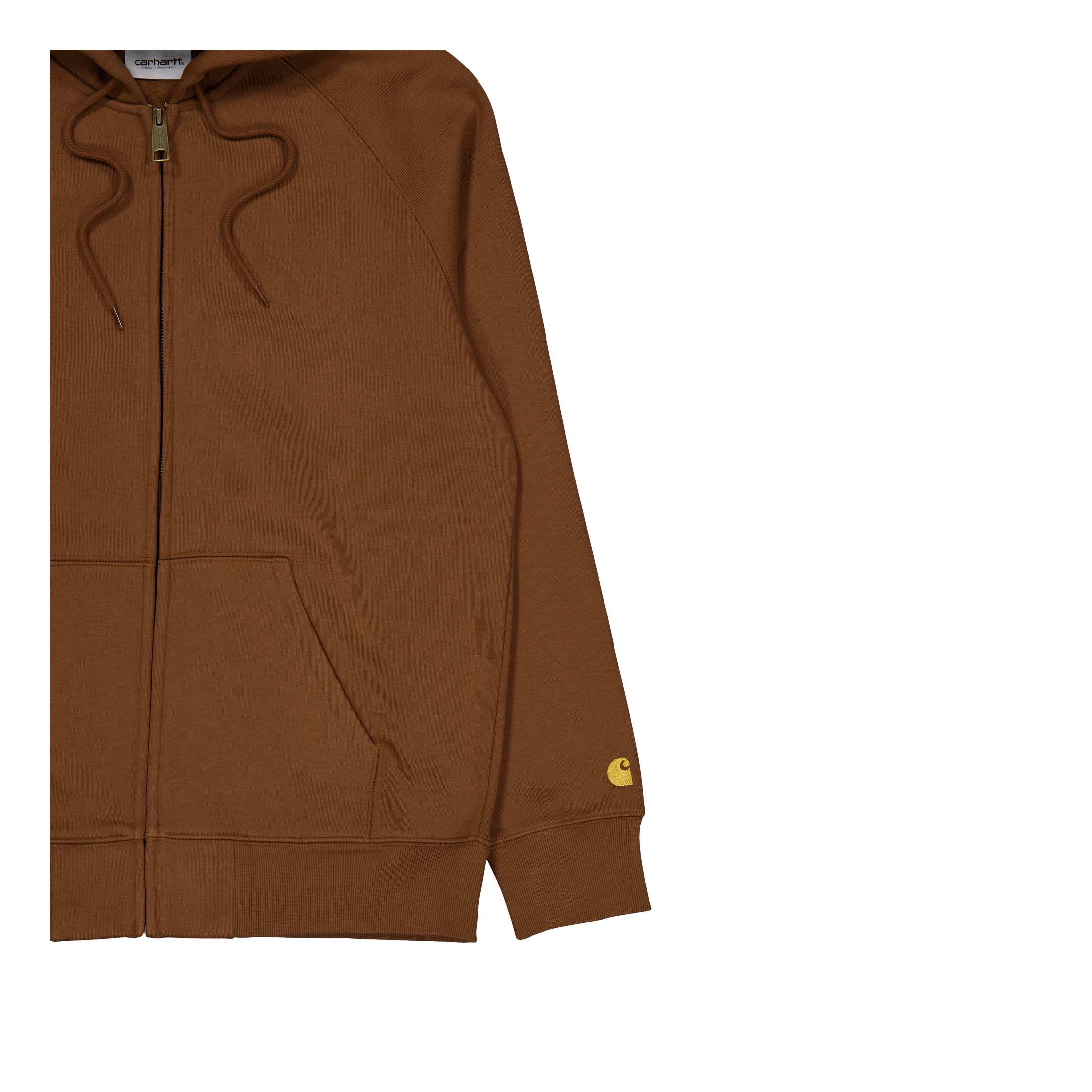 Carhartt WIP Hooded Chase Jacket Tamarind / Gold