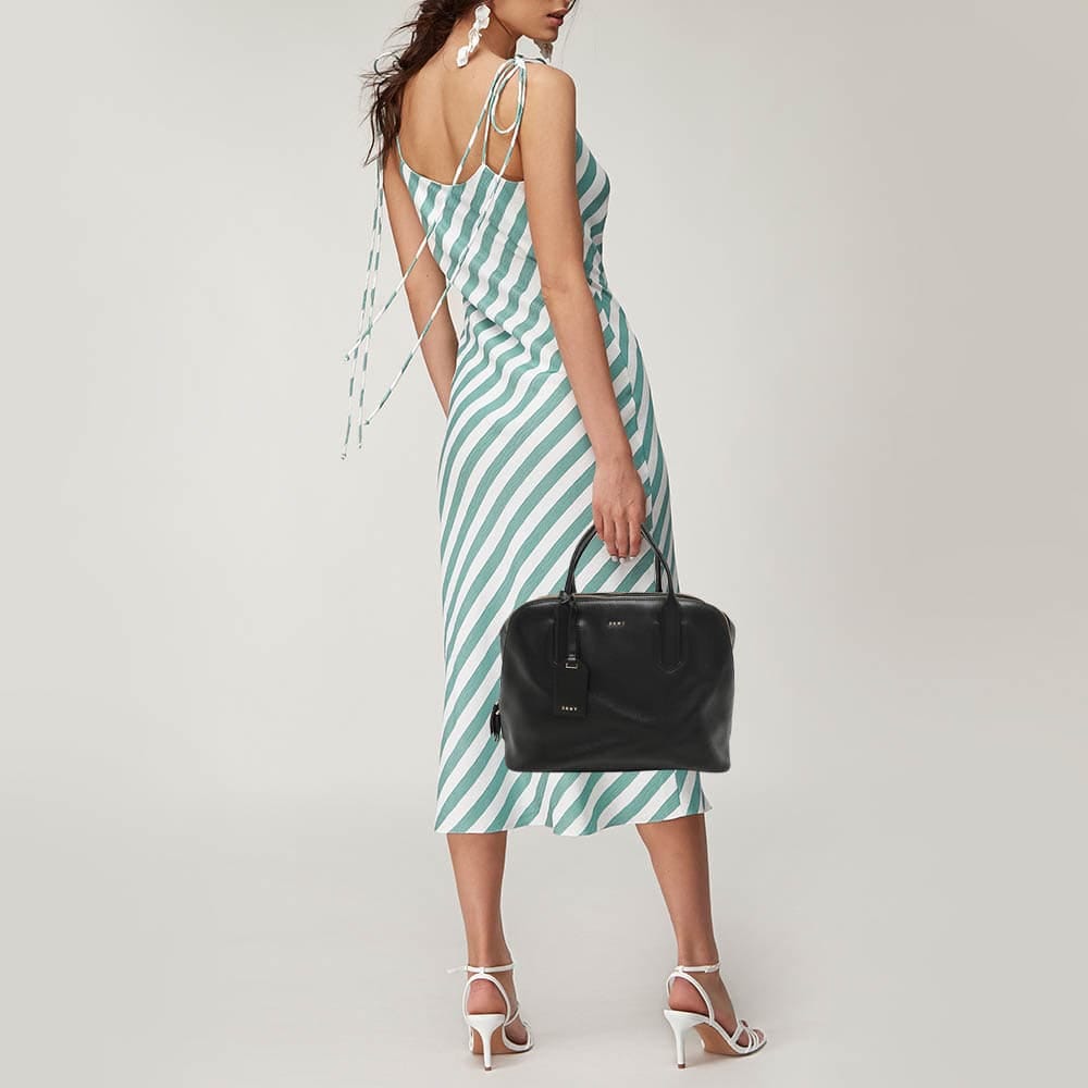 Dkny Chelsea Black Leather Satchels