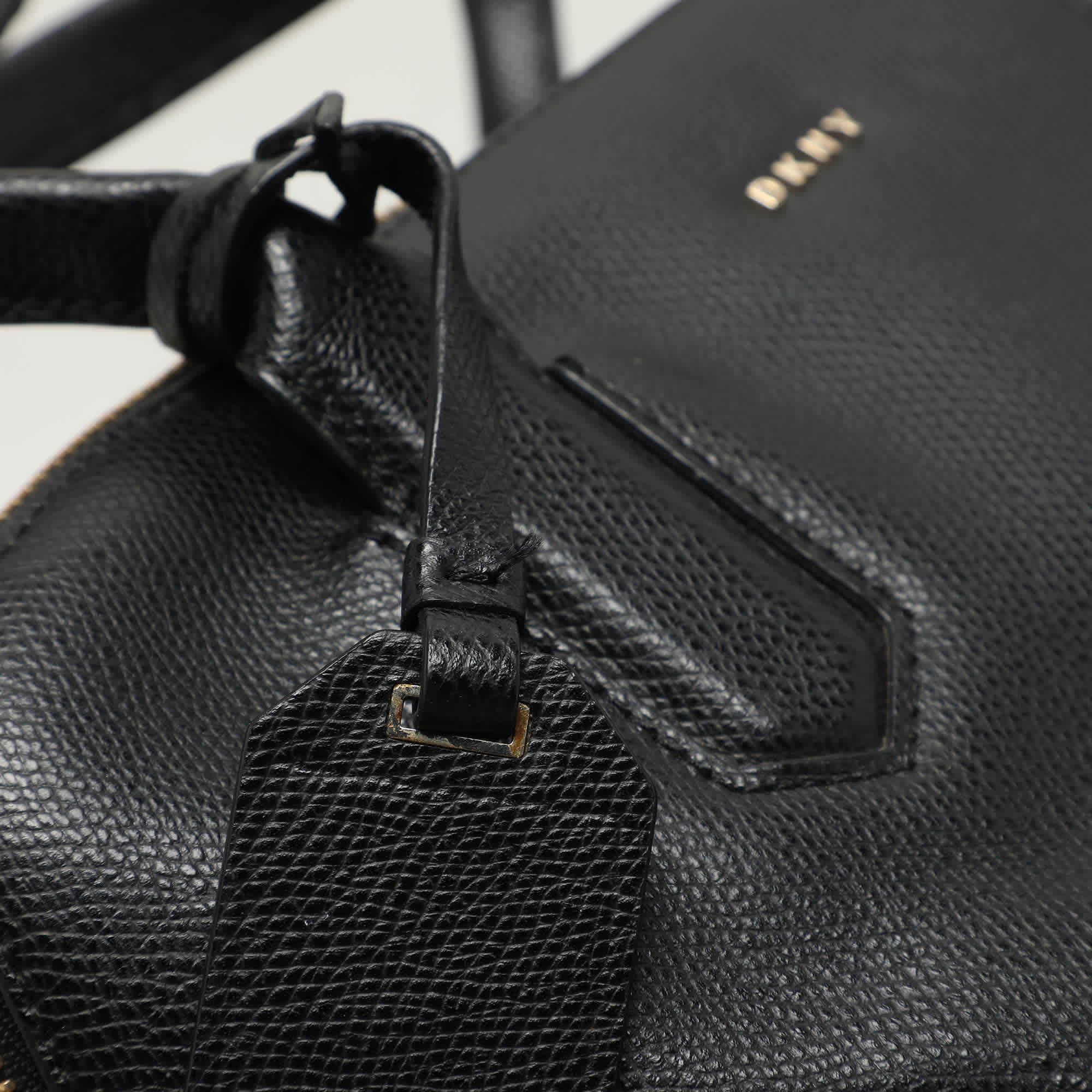 Dkny Chelsea Black Leather Satchels