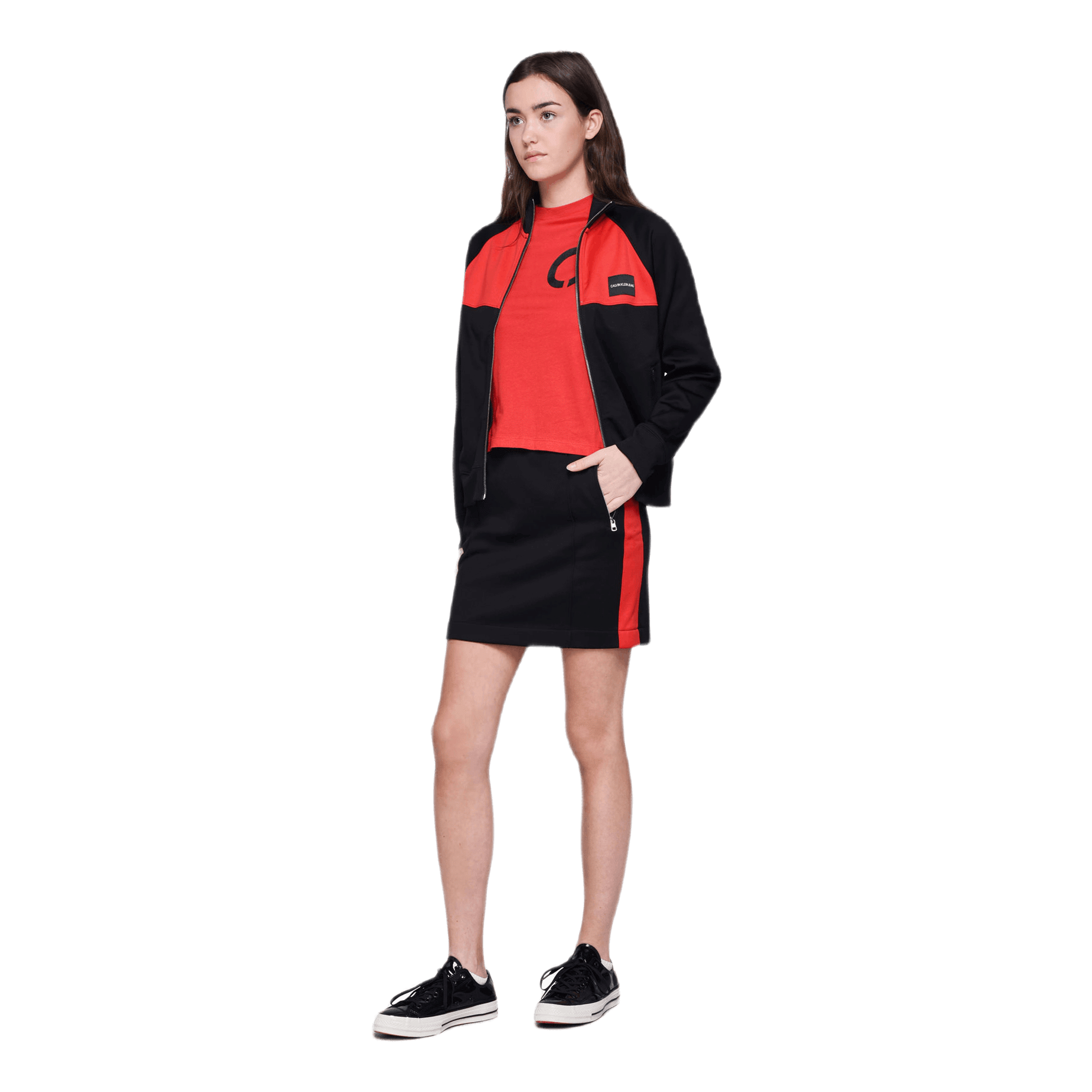 Calvin Klein Track Skirt Black