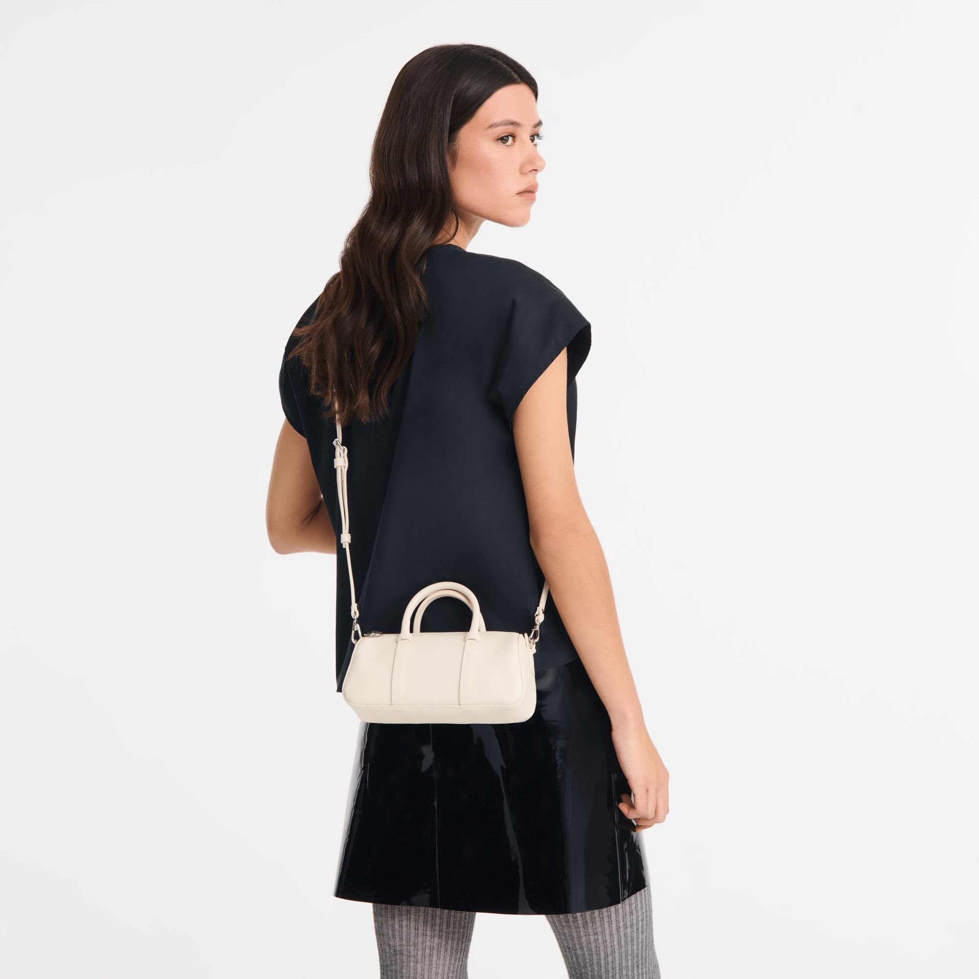 Long Champ Longchamp Daylong S Handbag Ecru