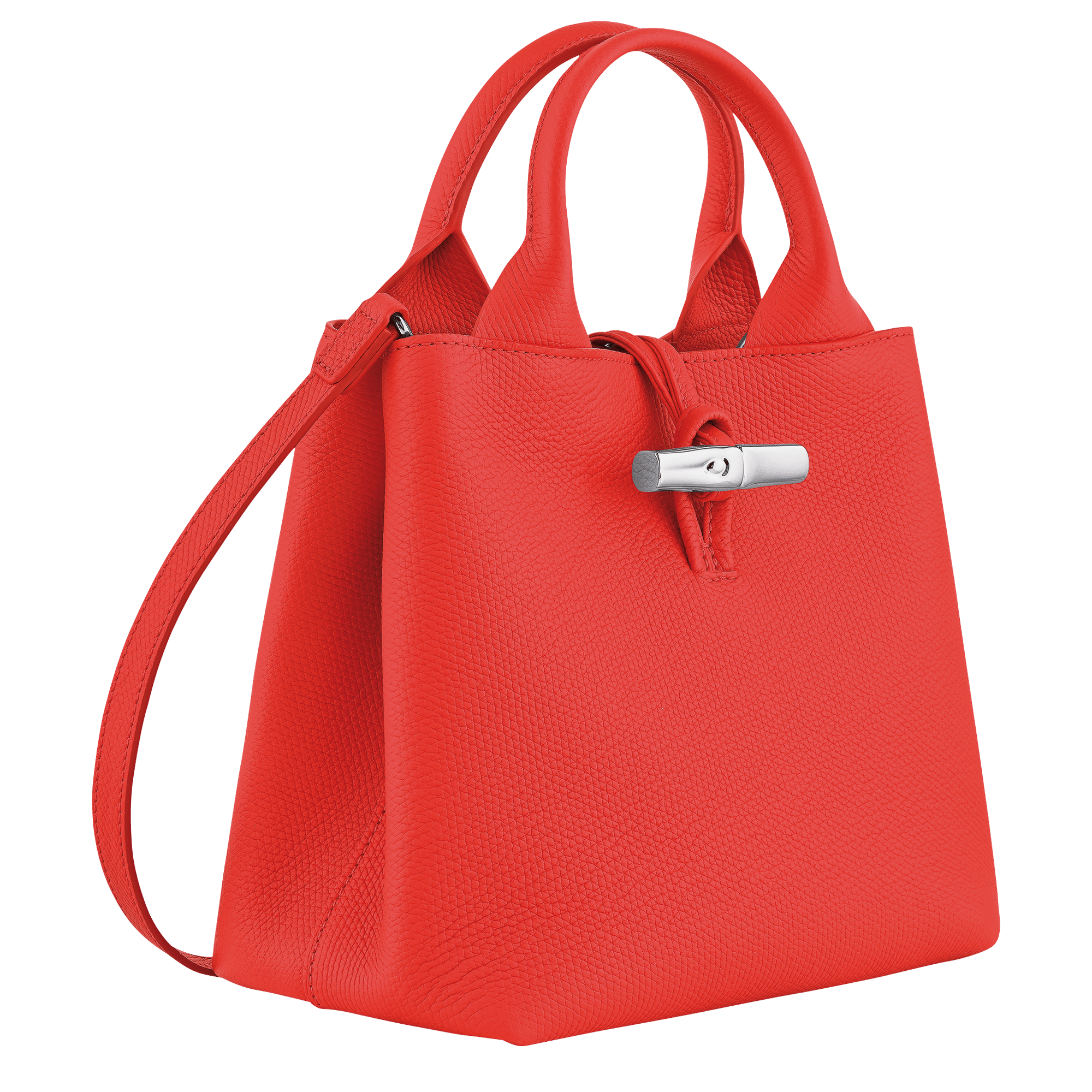 Long Champ Longchamp Le Roseau S Handbag Vermilion