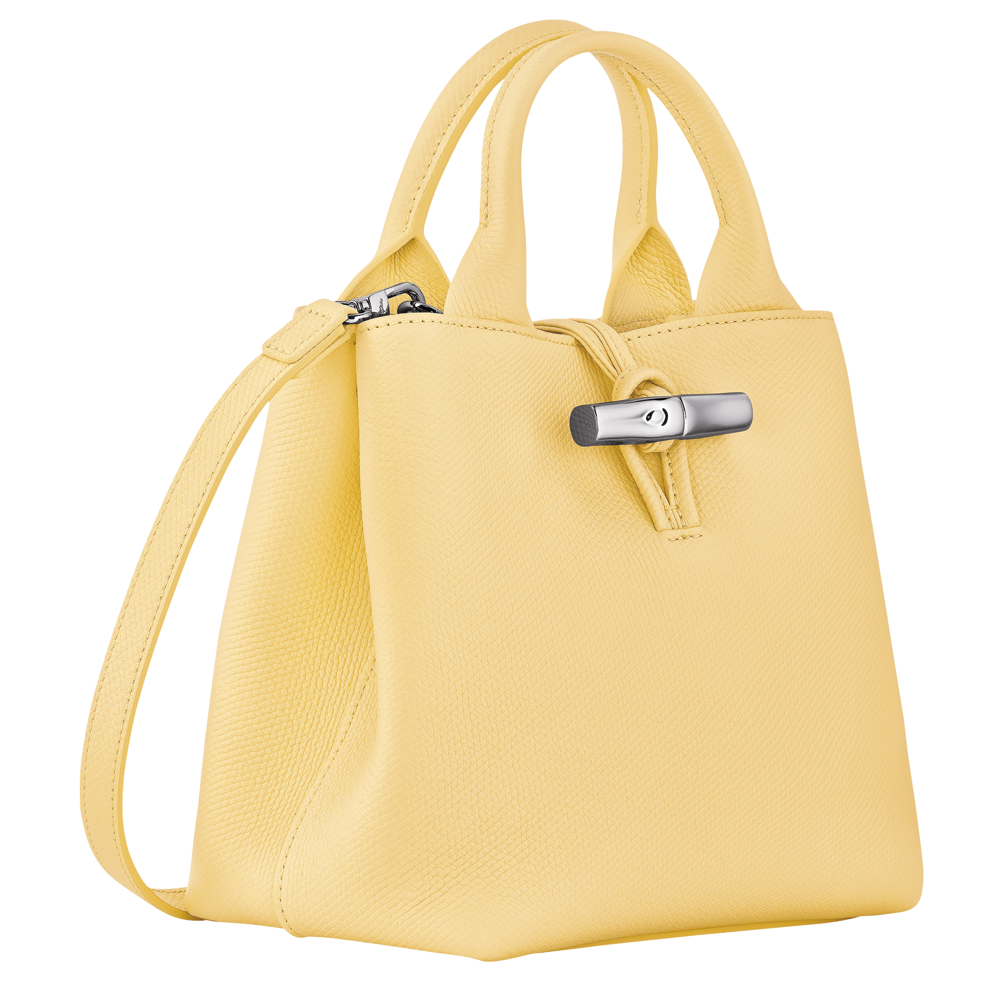 Long Champ Longchamp Le Roseau S Handbag Yellow Chick