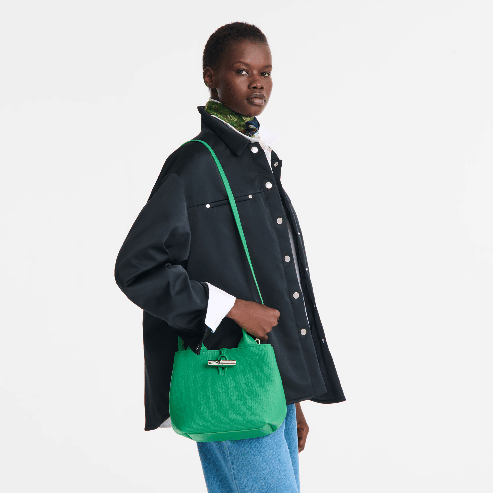 Long Champ Longchamp Le Roseau S Handbag Spring Green