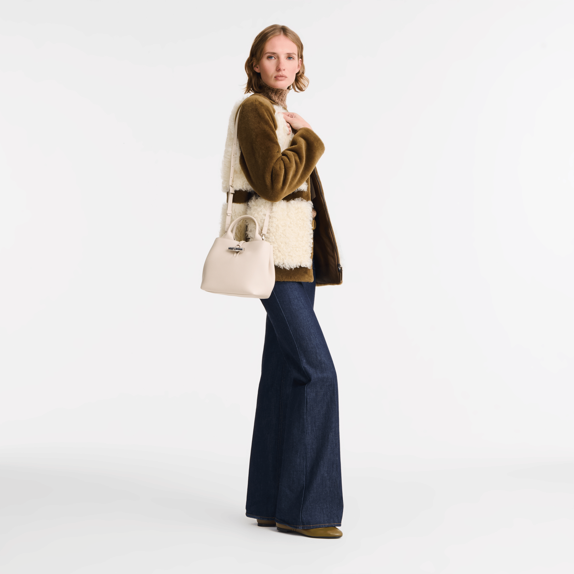 Long Champ Longchamp Le Roseau S Handbag Paper