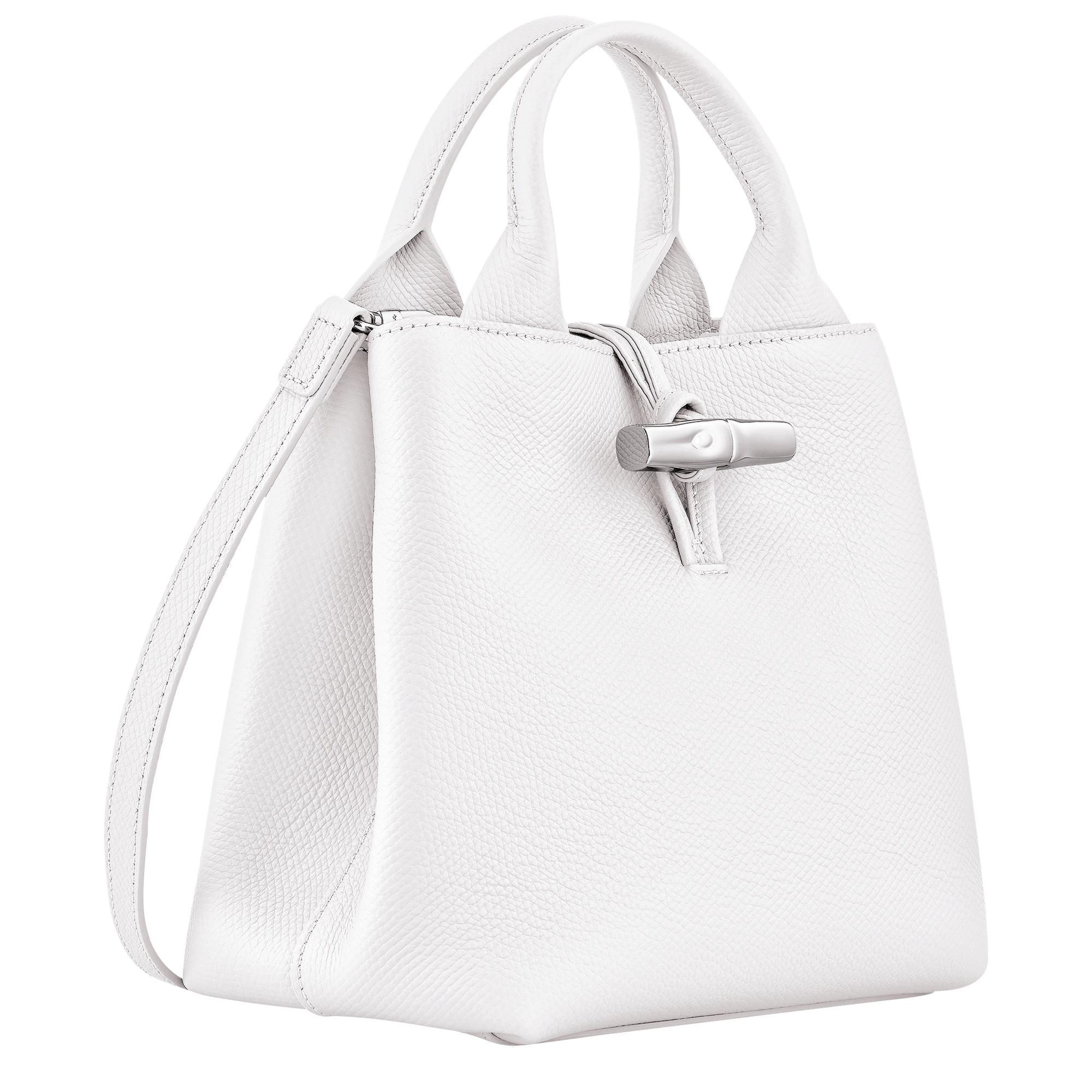 Long Champ Longchamp Le Roseau S Handbag White