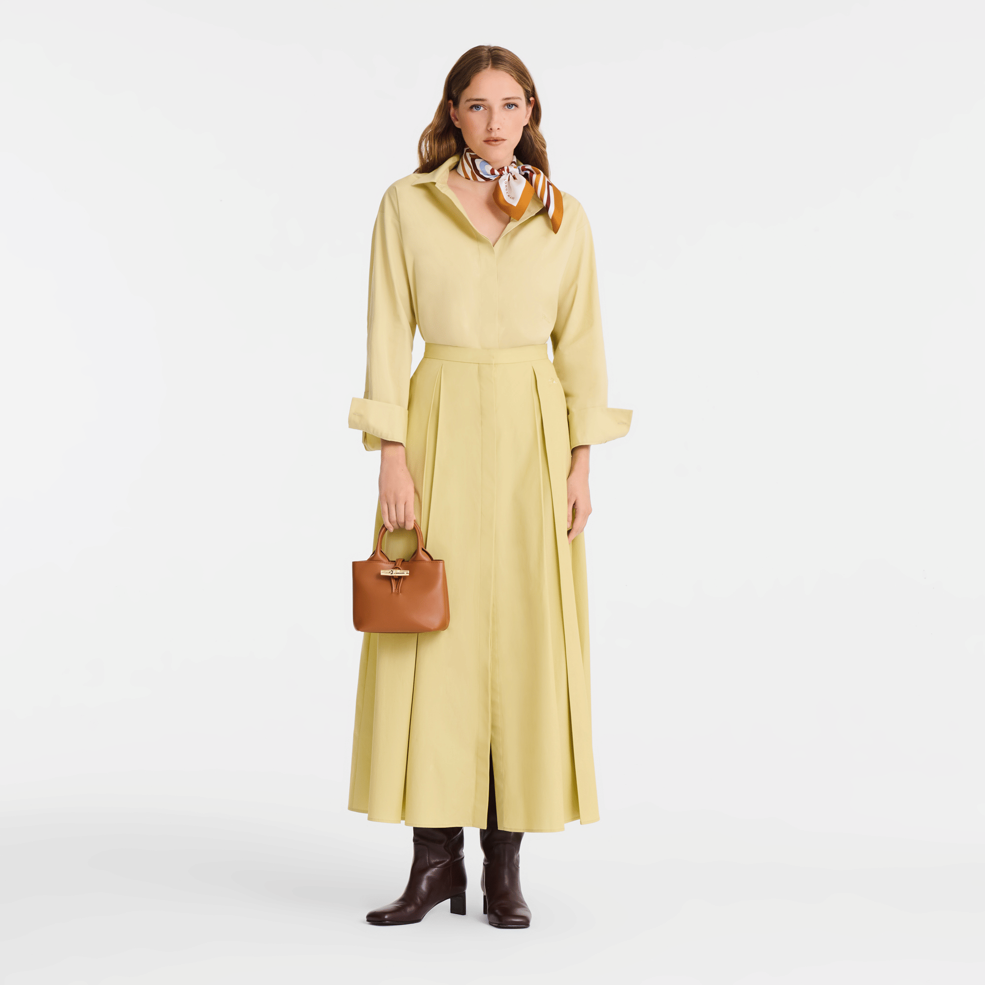 Long Champ Longchamp Le Roseau XS Handbag Cashew