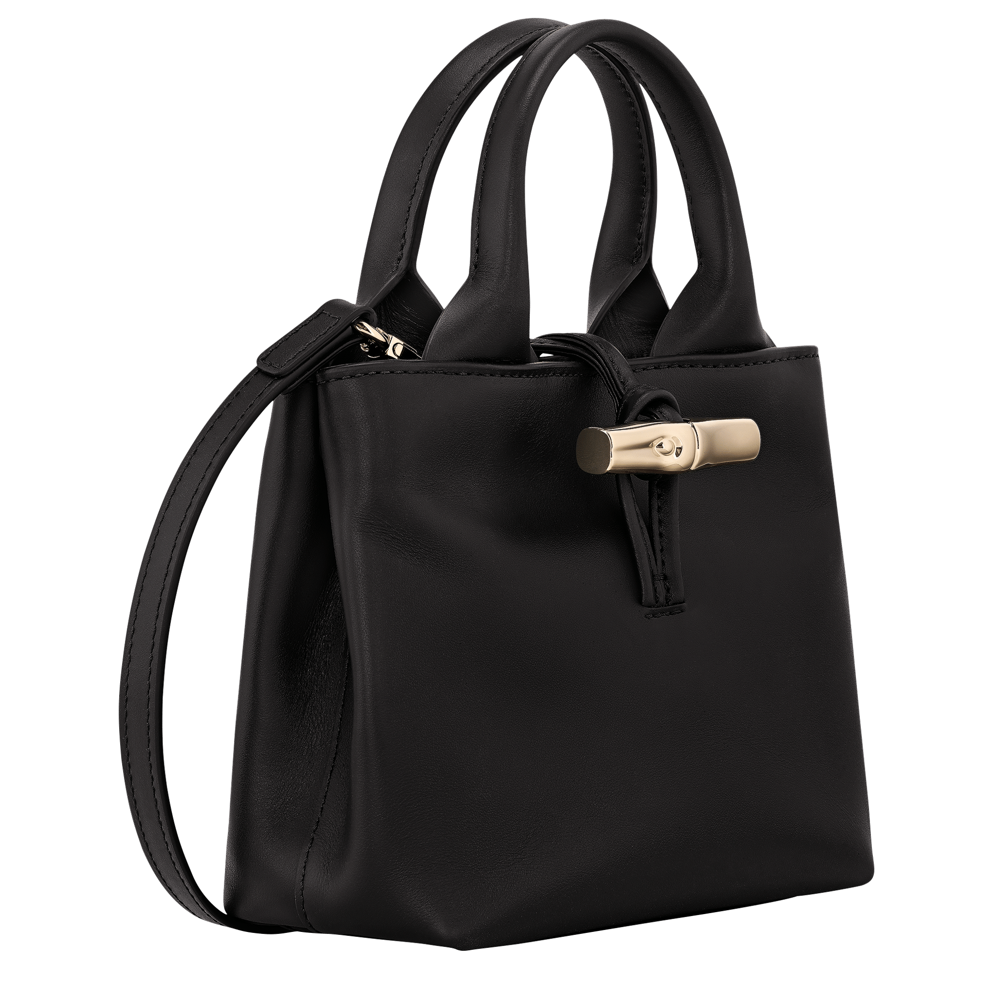Long Champ Longchamp Le Roseau XS Handbag Black