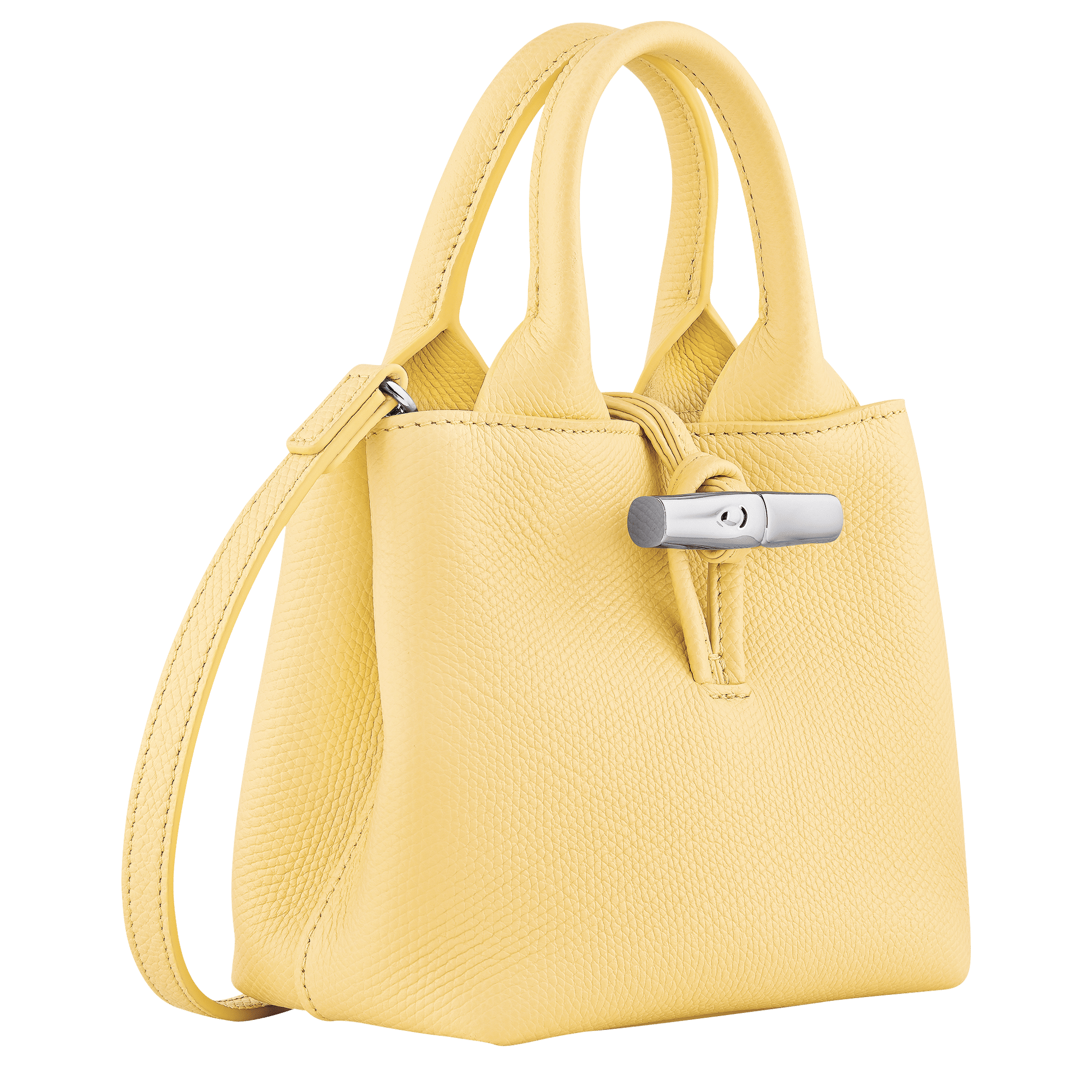 Long Champ Longchamp Le Roseau XS Handbag Yellow Chick