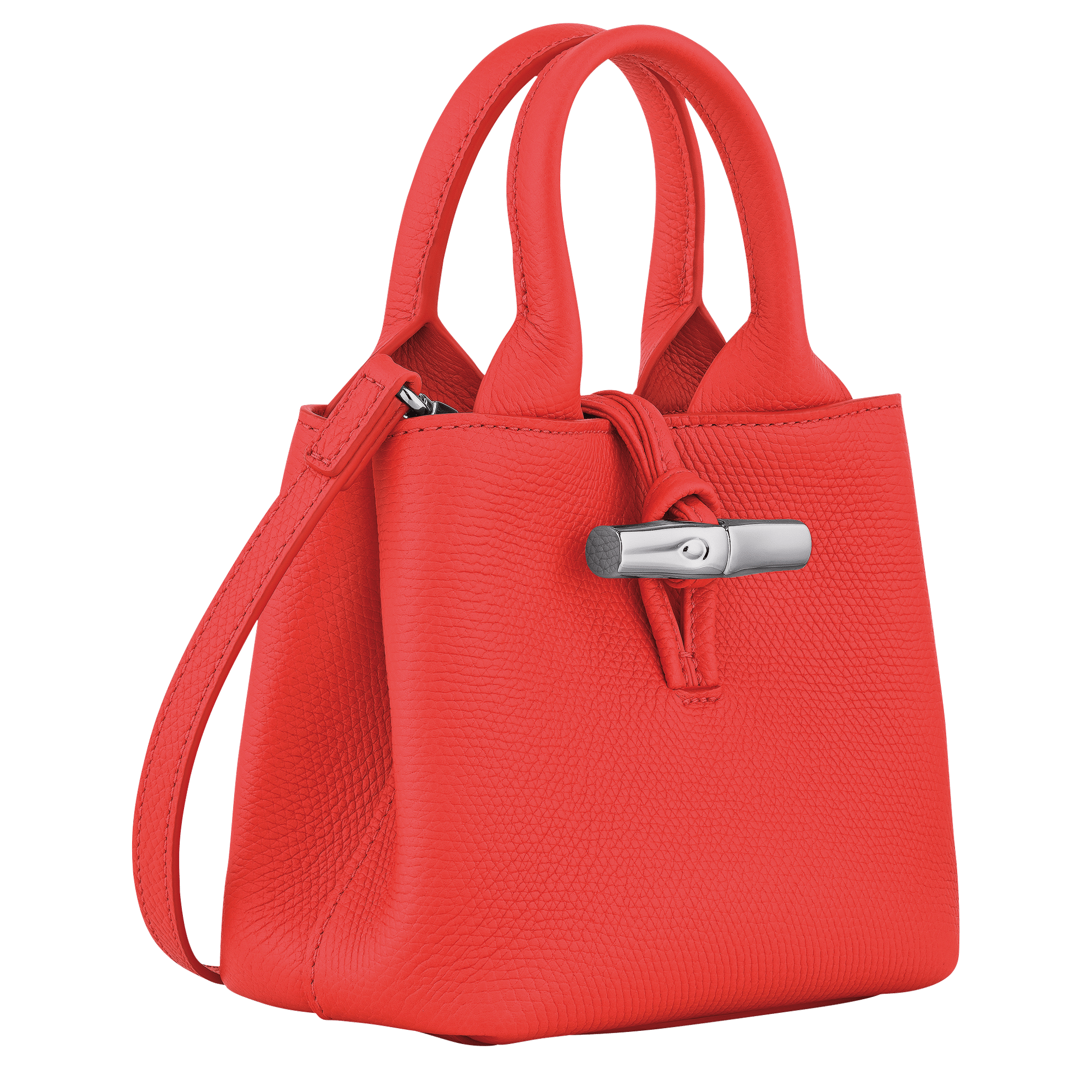 Long Champ Longchamp Le Roseau XS Handbag Vermilion