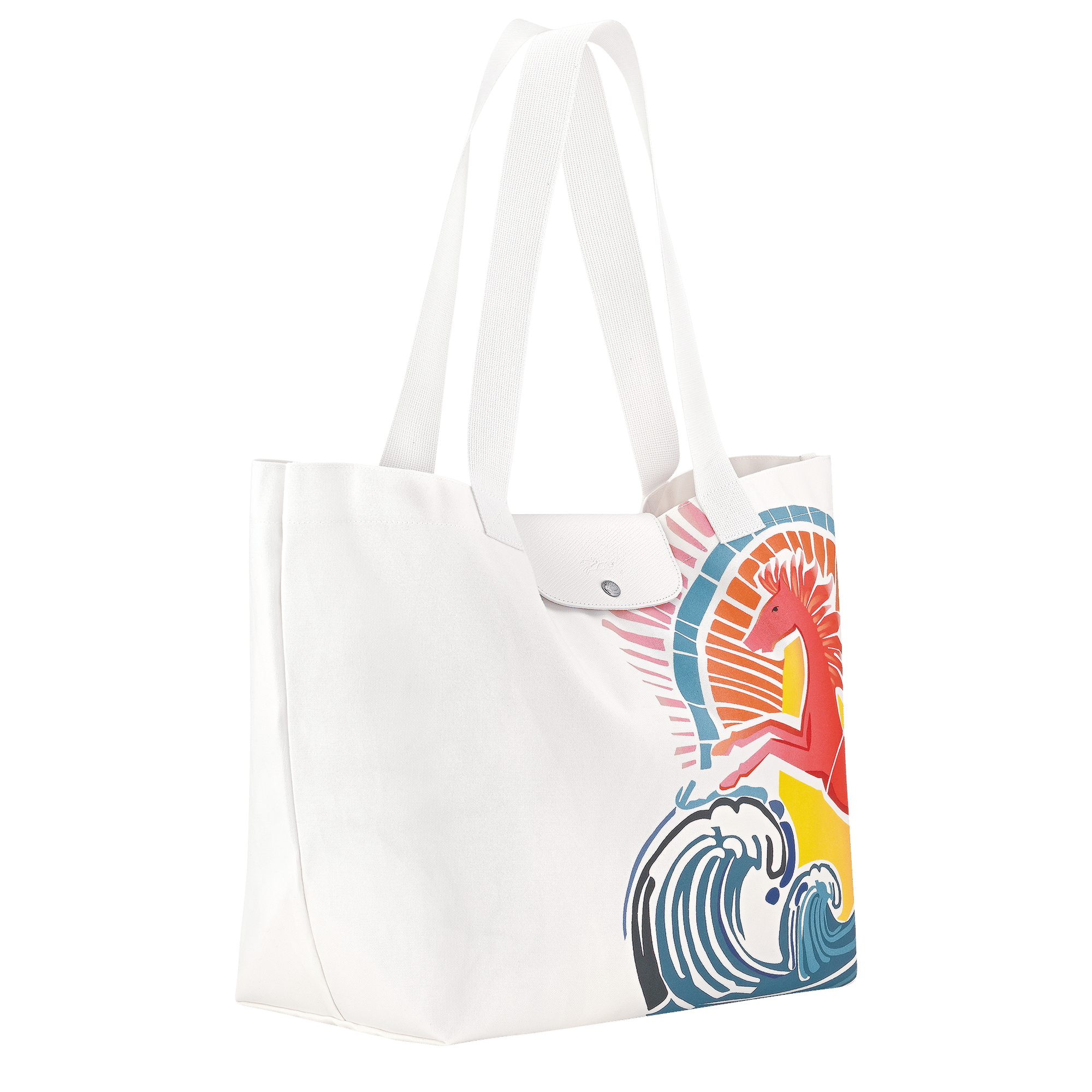Long Champ Longchamp Le Pliage Collection Tote bag Rainbow