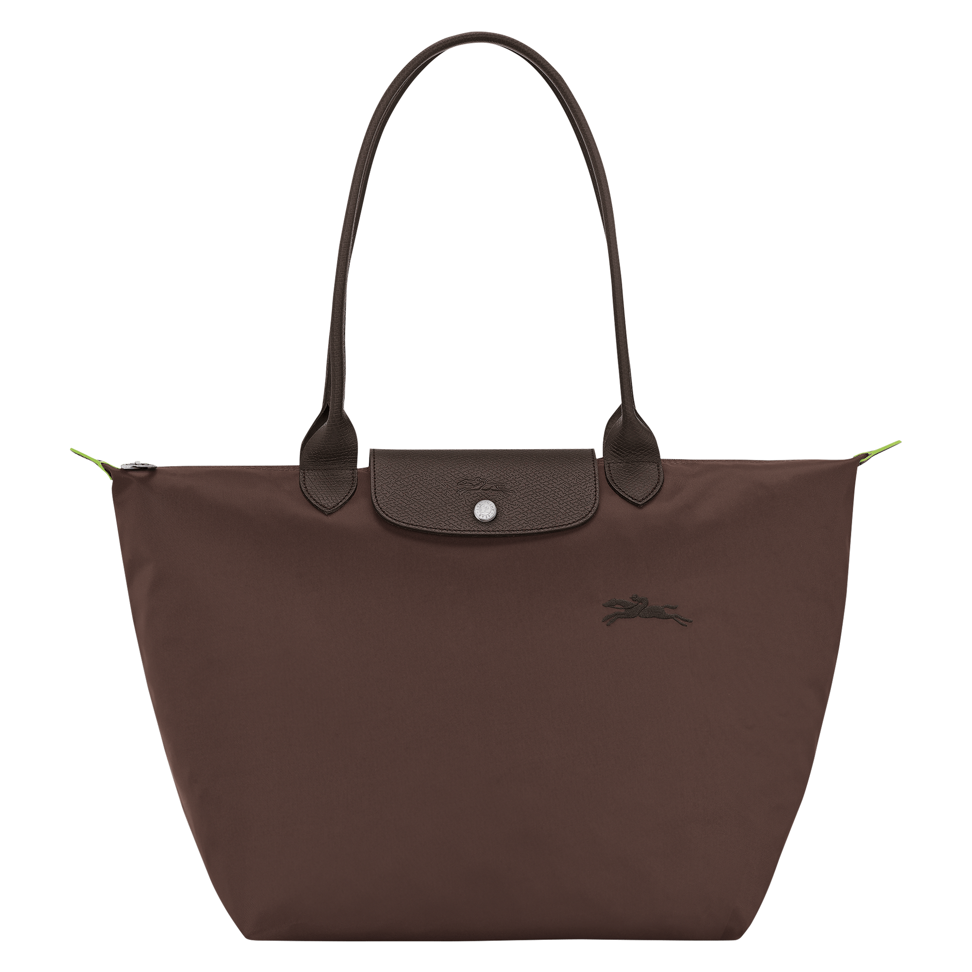Long Champ Longchamp Le Pliage Green L Tote bag Mocha