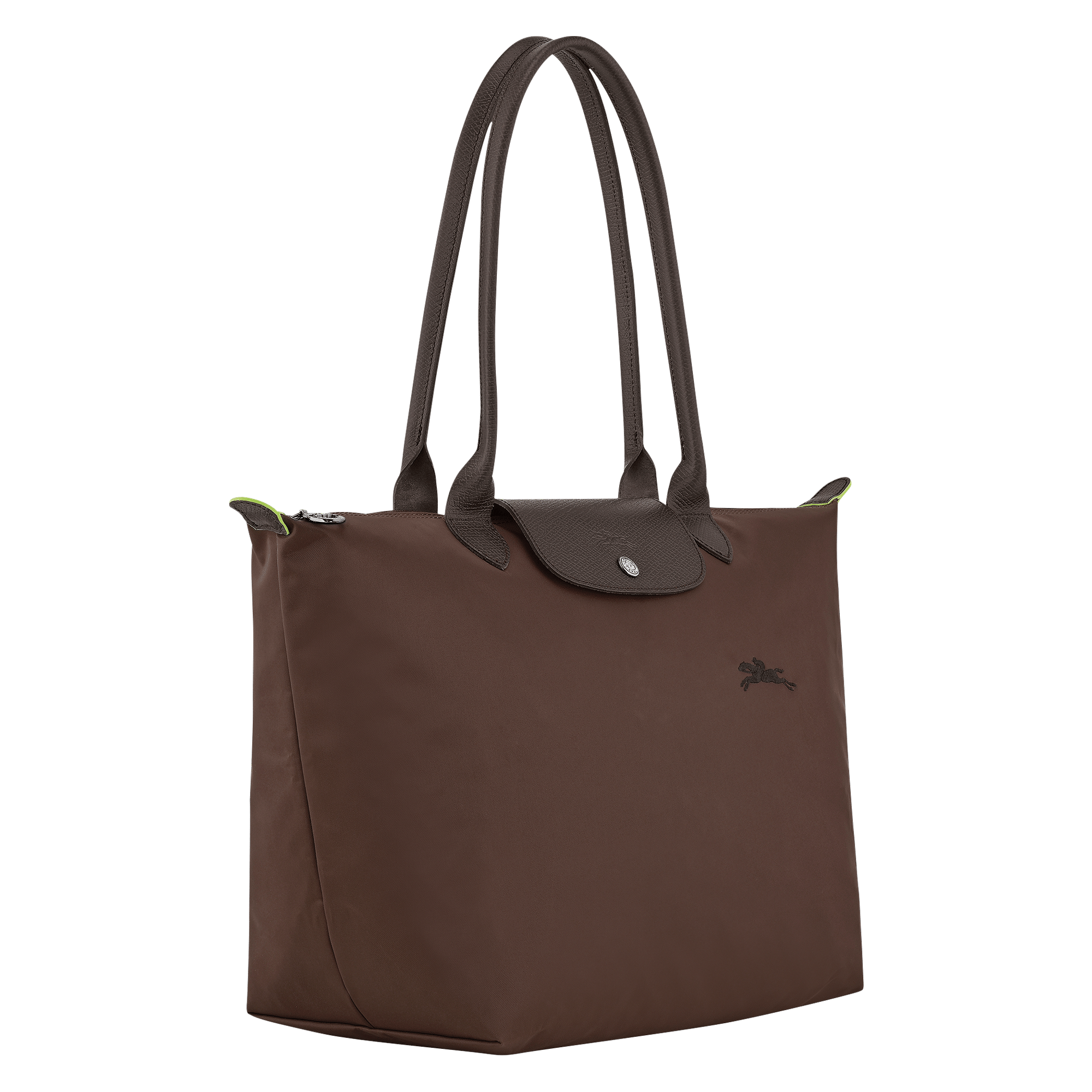 Long Champ Longchamp Le Pliage Green L Tote bag Mocha
