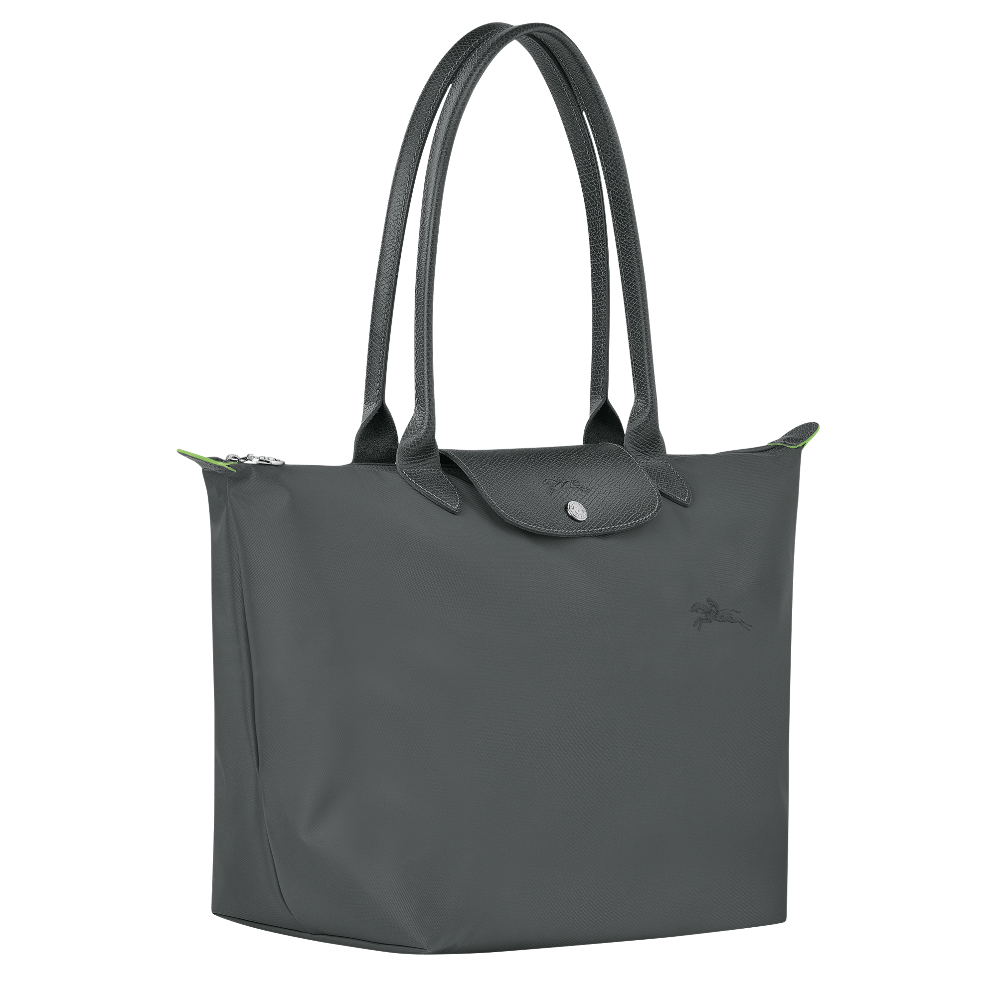 Long Champ Longchamp Le Pliage Green L Tote bag Graphite