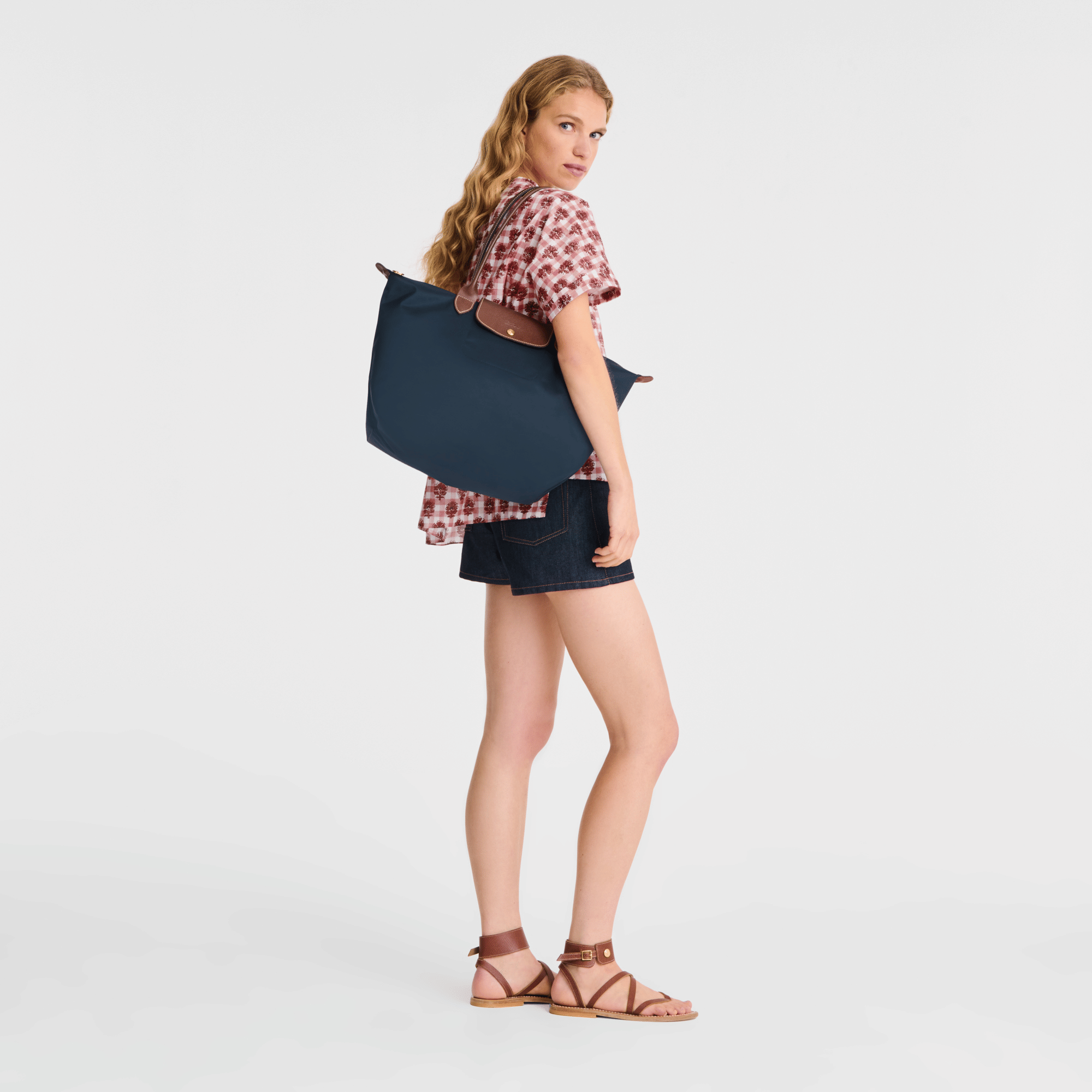 Long Champ Longchamp Le Pliage Original L Tote bag Navy