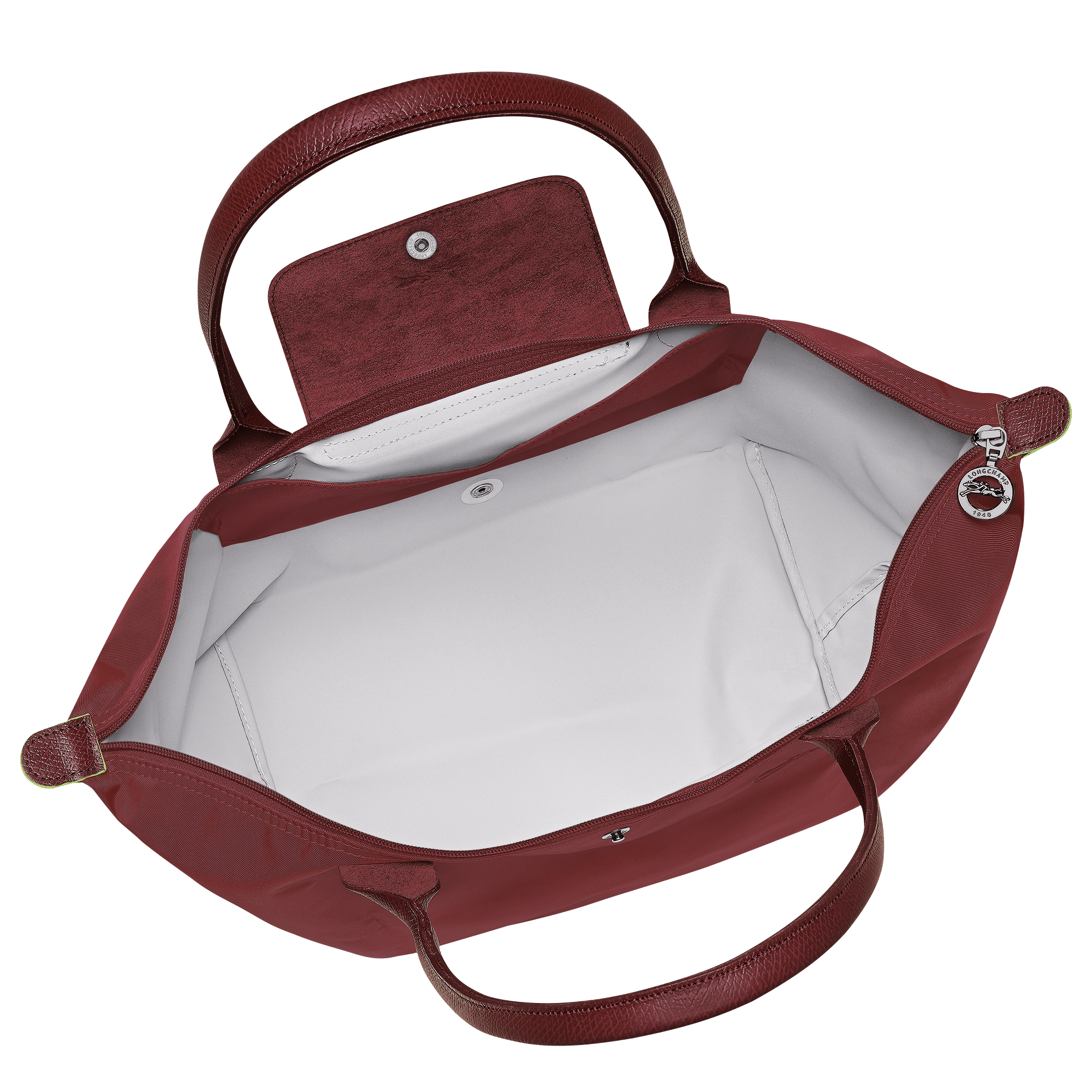 Long Champ Longchamp Le Pliage Green L Tote bag Pomegranate