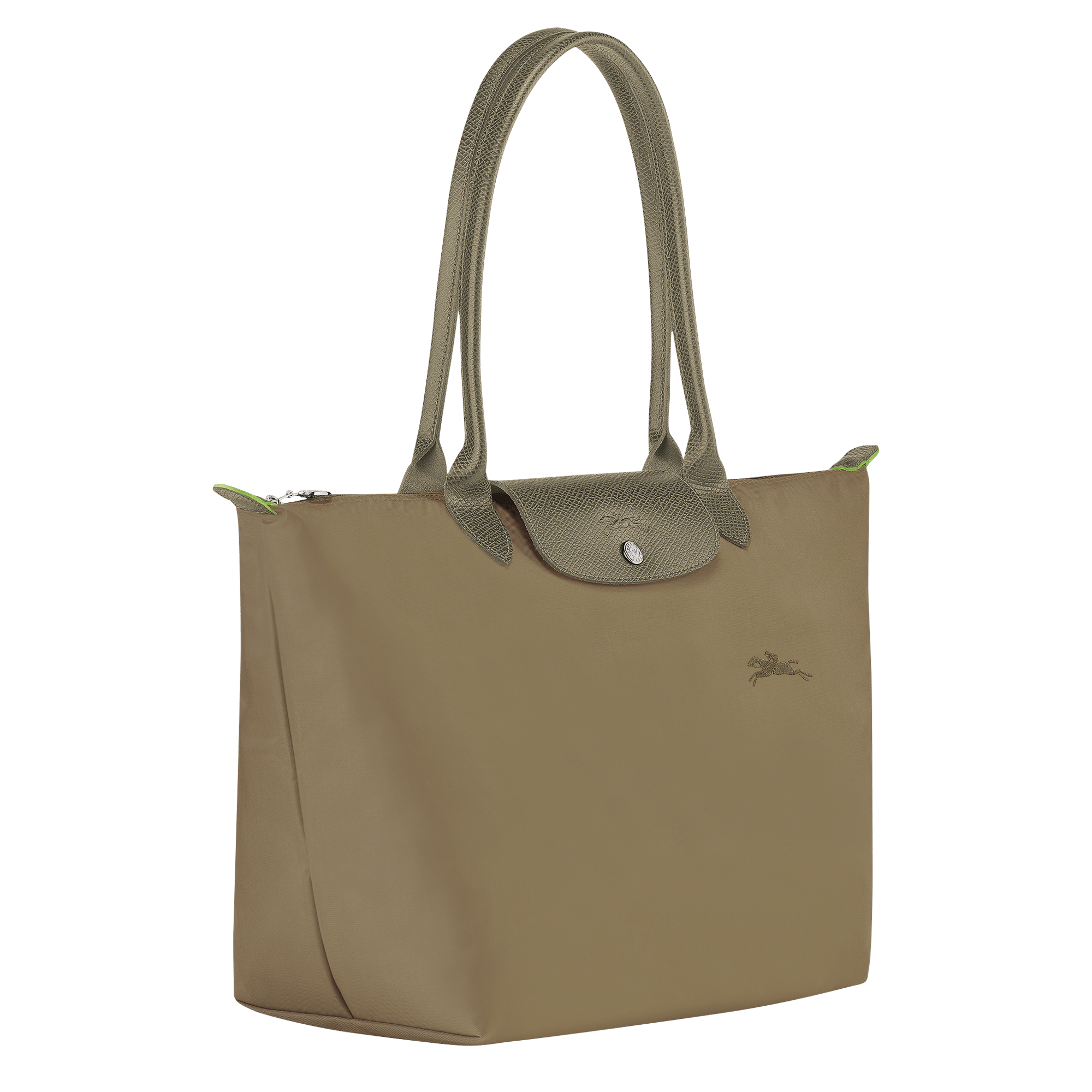 Long Champ Longchamp Le Pliage Green L Tote bag Artichoke