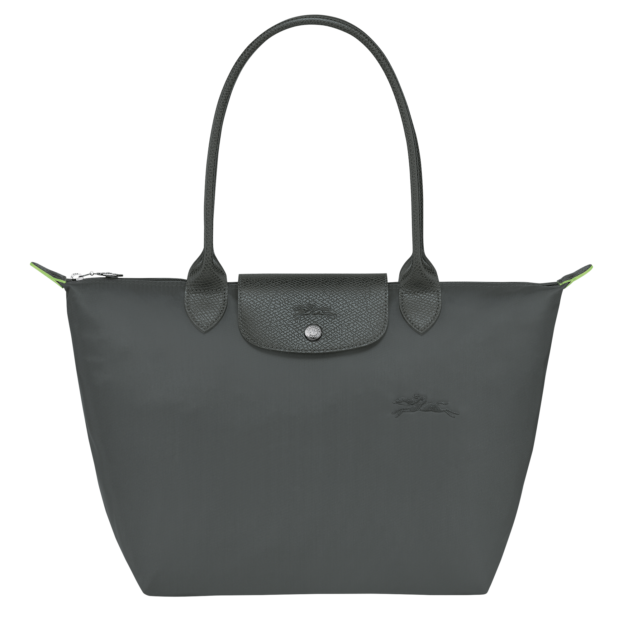 Long Champ Longchamp Le Pliage Green M Tote bag Graphite