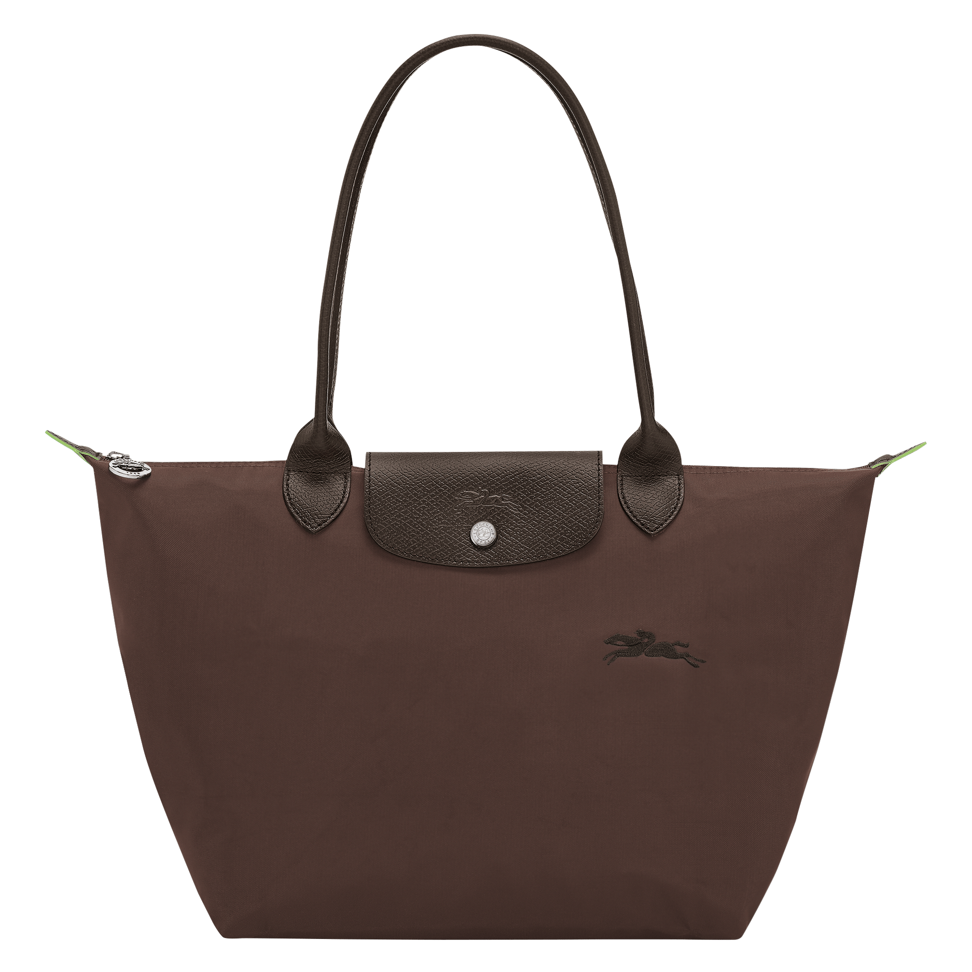 Long Champ Longchamp Le Pliage Green M Tote bag Mocha