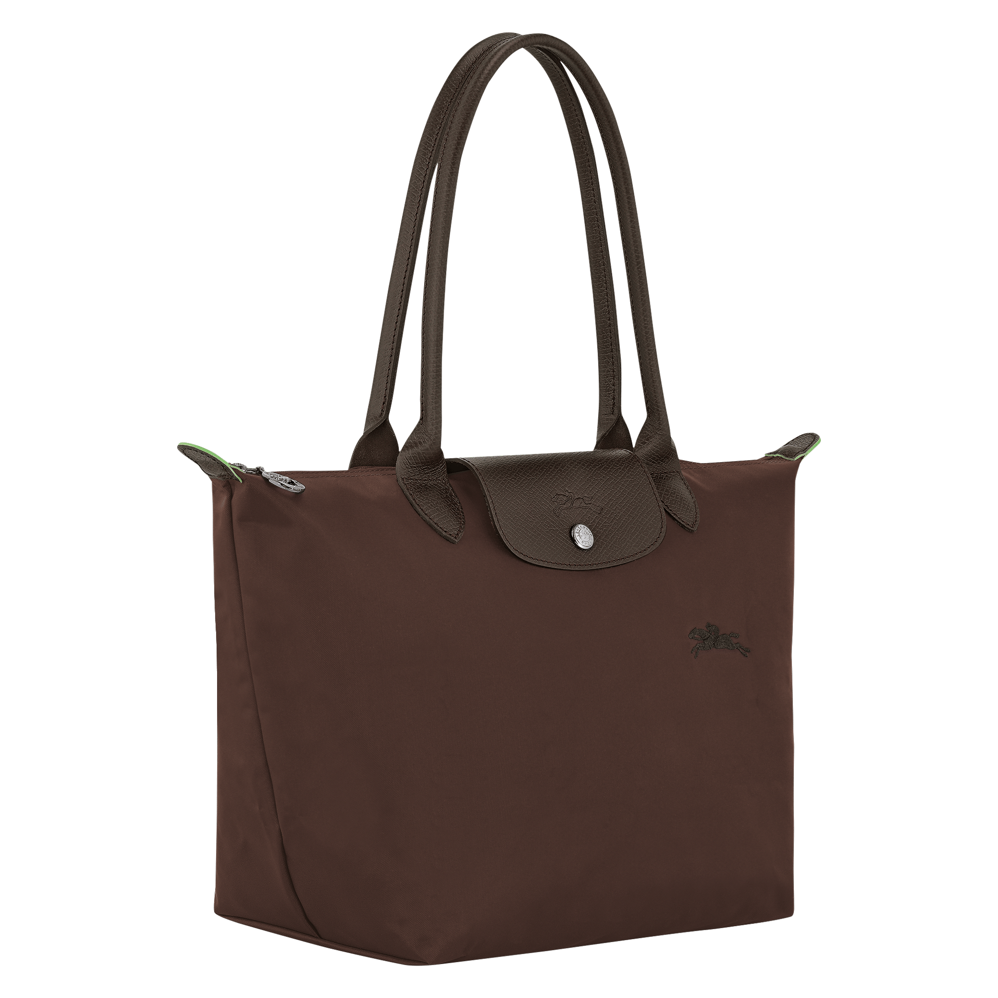Long Champ Longchamp Le Pliage Green M Tote bag Mocha