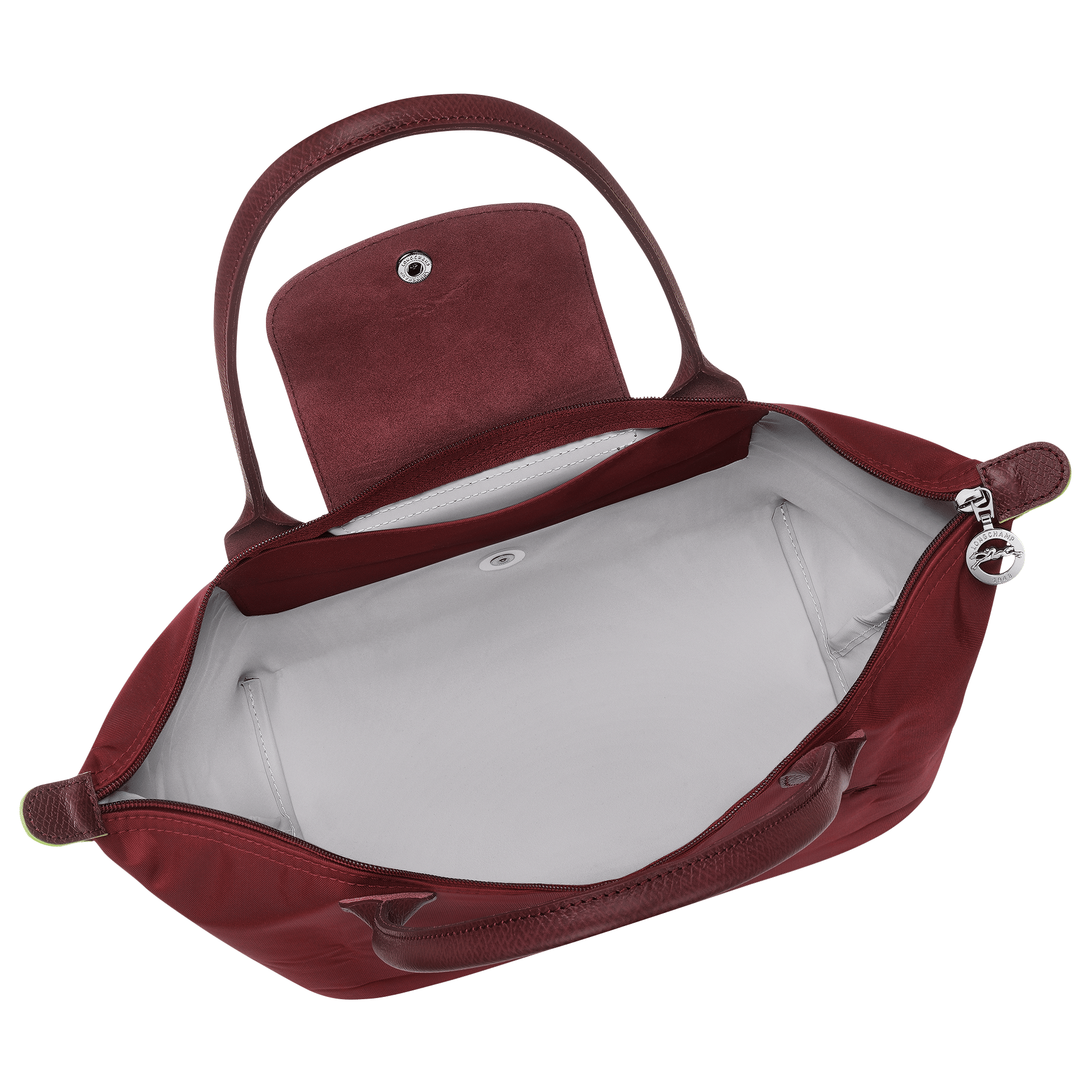 Long Champ Longchamp Le Pliage Green M Tote bag Pomegranate