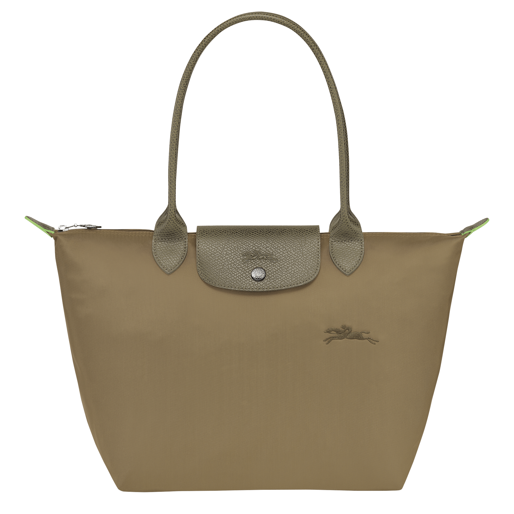 Long Champ Longchamp Le Pliage Green M Tote bag Artichoke