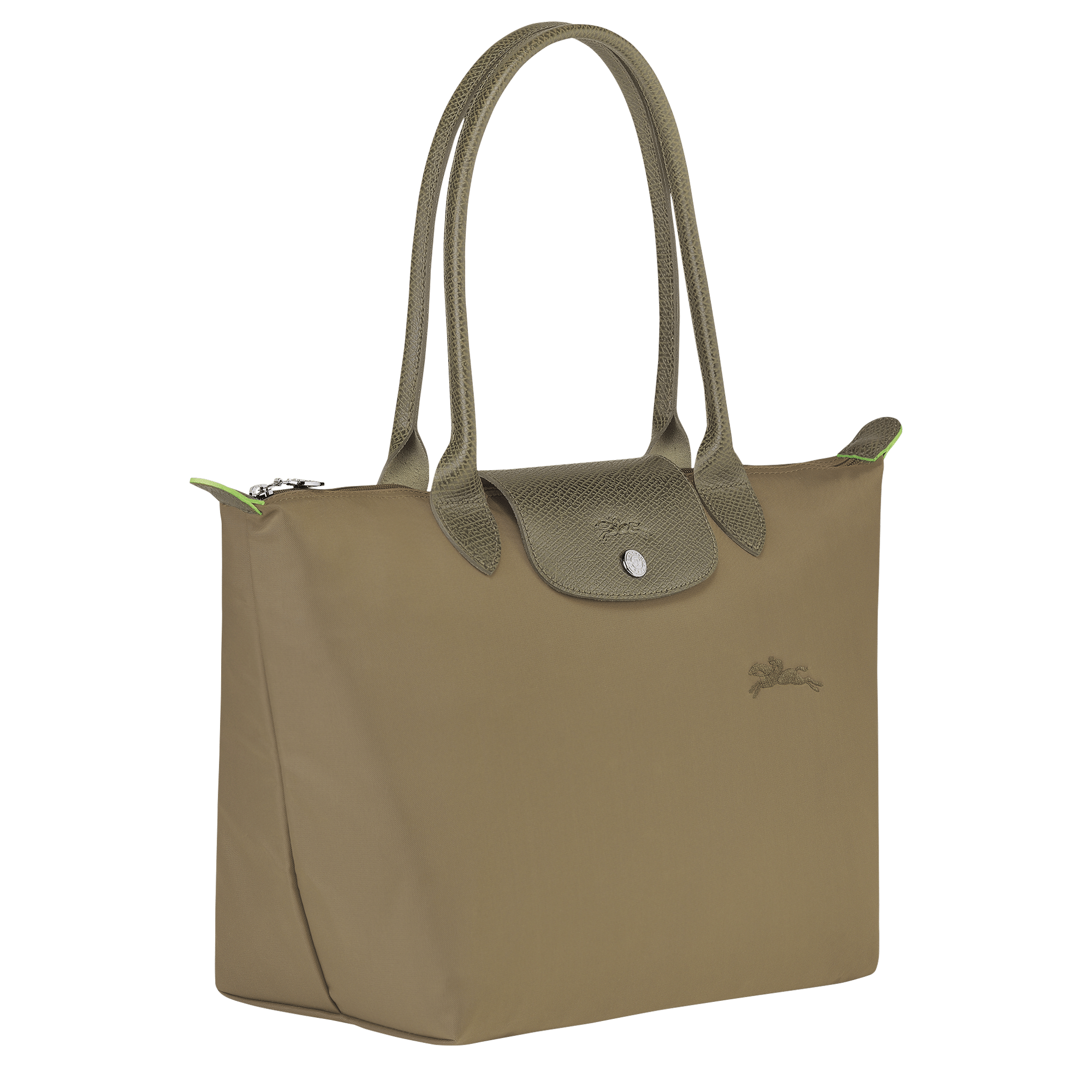 Long Champ Longchamp Le Pliage Green M Tote bag Artichoke